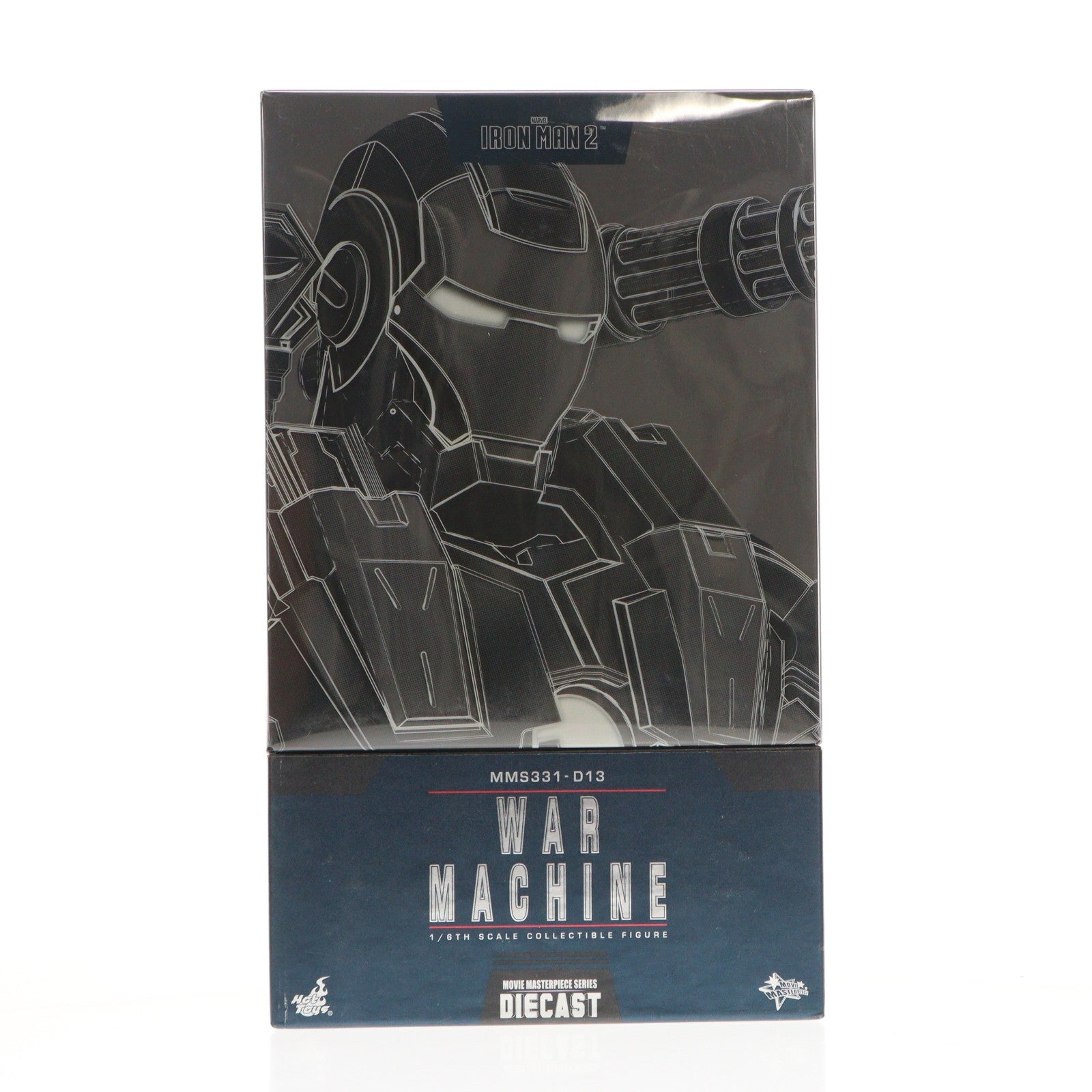 【中古即納】[FIG] ムービー・マスターピース DIECAST ウォーマシン アイアンマン2 1/6 完成品 可動フィギュア(MMS331-D13) ホットトイズ(20161029)