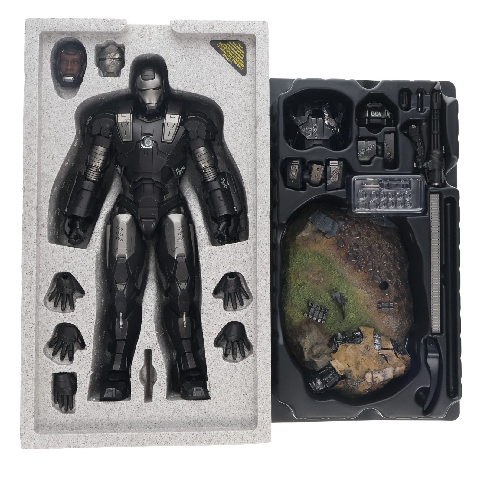 【中古即納】[FIG] ムービー・マスターピース DIECAST ウォーマシン アイアンマン2 1/6 完成品 可動フィギュア(MMS331-D13) ホットトイズ(20161029)
