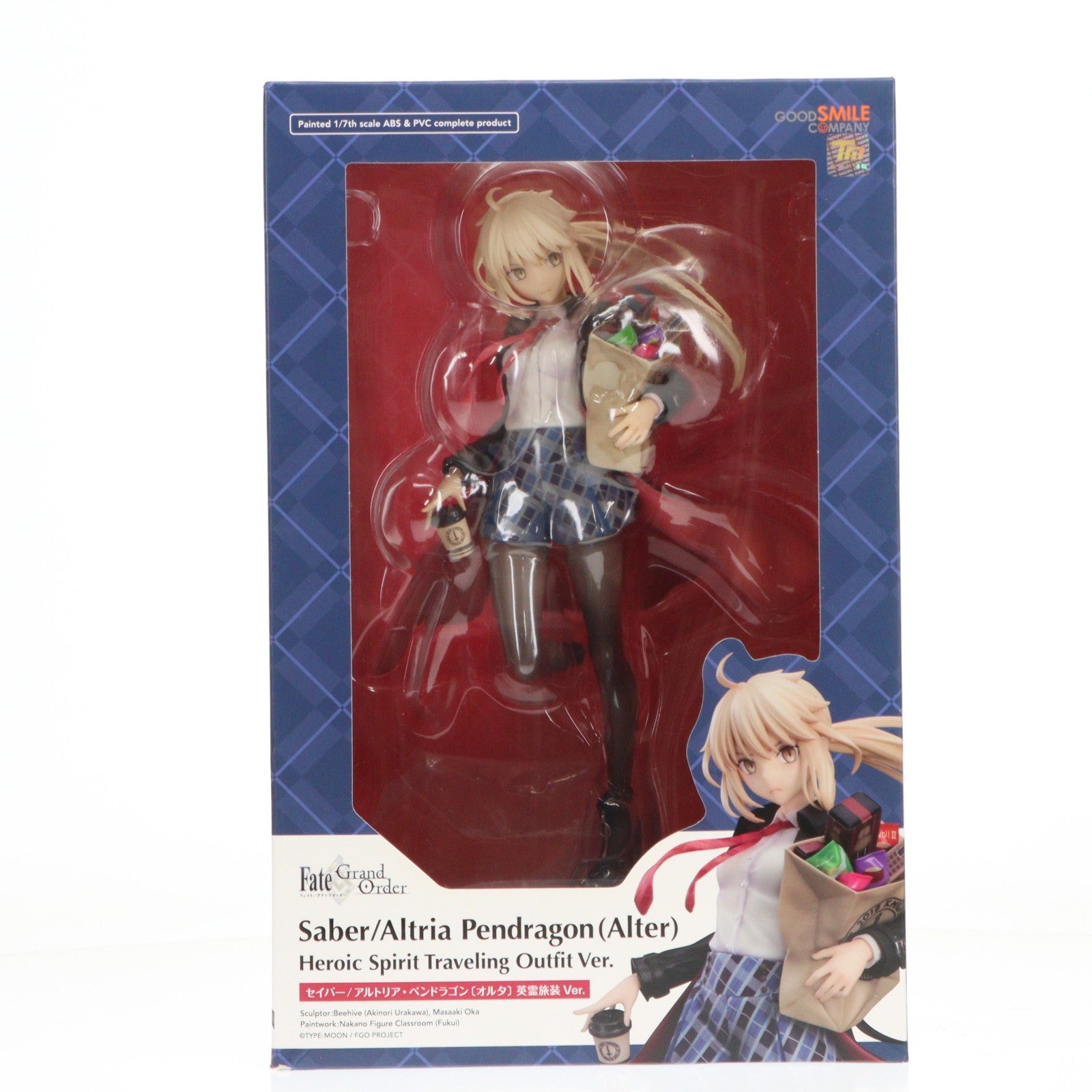 【中古即納】[FIG] セイバー/アルトリア・ペンドラゴン〔オルタ〕 英霊旅装Ver. Fate/Grand Order(フェイト/グランドオーダー) 1/7 完成品 フィギュア グッドスマイルカンパニー(20220306)