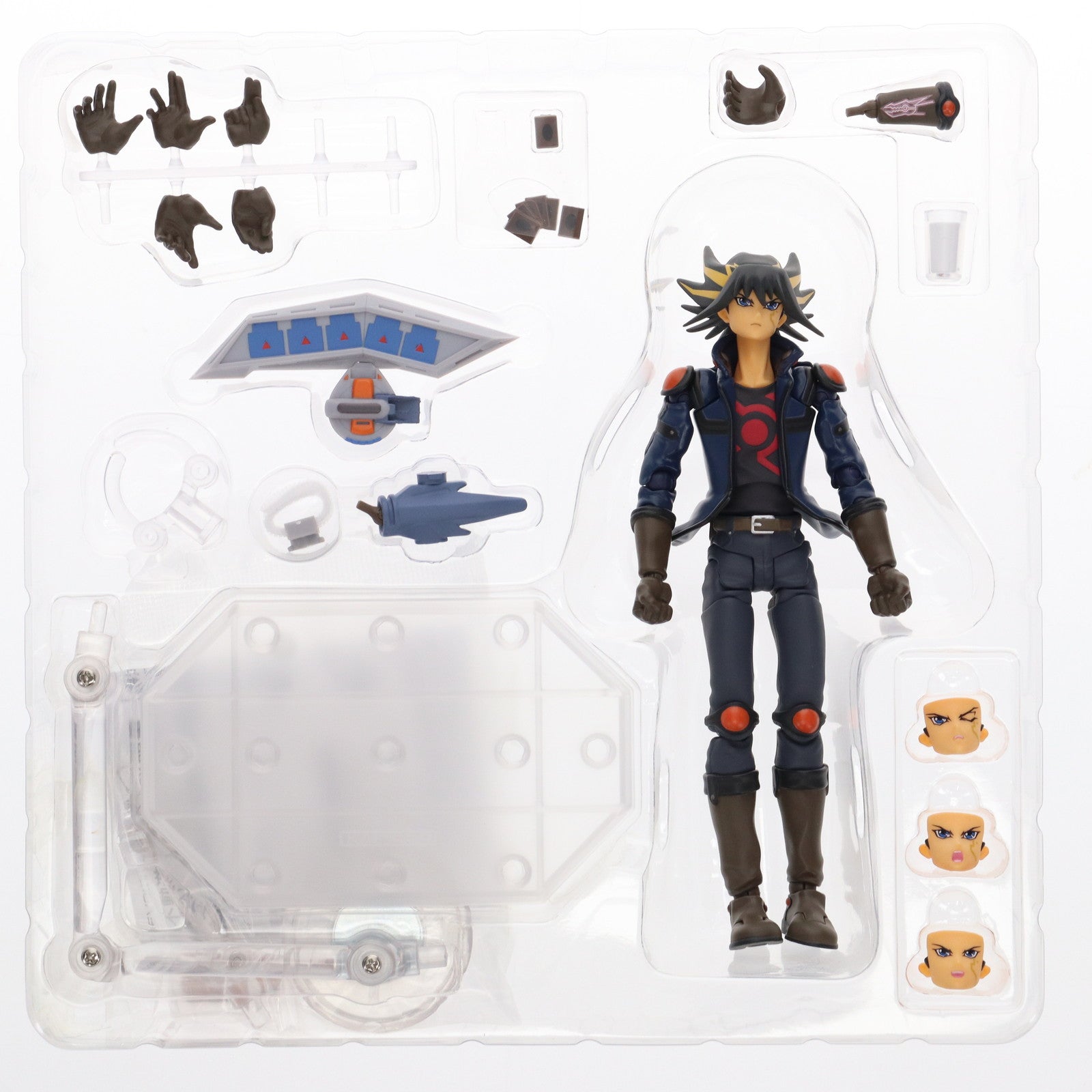 【中古即納】[FIG] 海洋堂直営店限定 リボルテック 不動遊星(DX版)(ふどうゆうせい) 遊☆戯☆王5D's 完成品 可動フィギュア(NR037) 海洋堂(20241011)