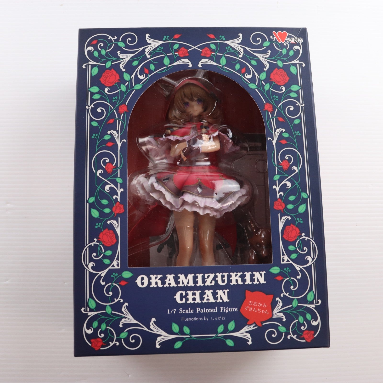 【中古即納】[FIG] おおかみずきんちゃん しゅがお氏イラスト 1/7 完成品 フィギュア GOODSMILE ONLINE SHOP&Amazon.co.jp&あみあみ&軸中心派限定 WING(ウイング)(20230131)