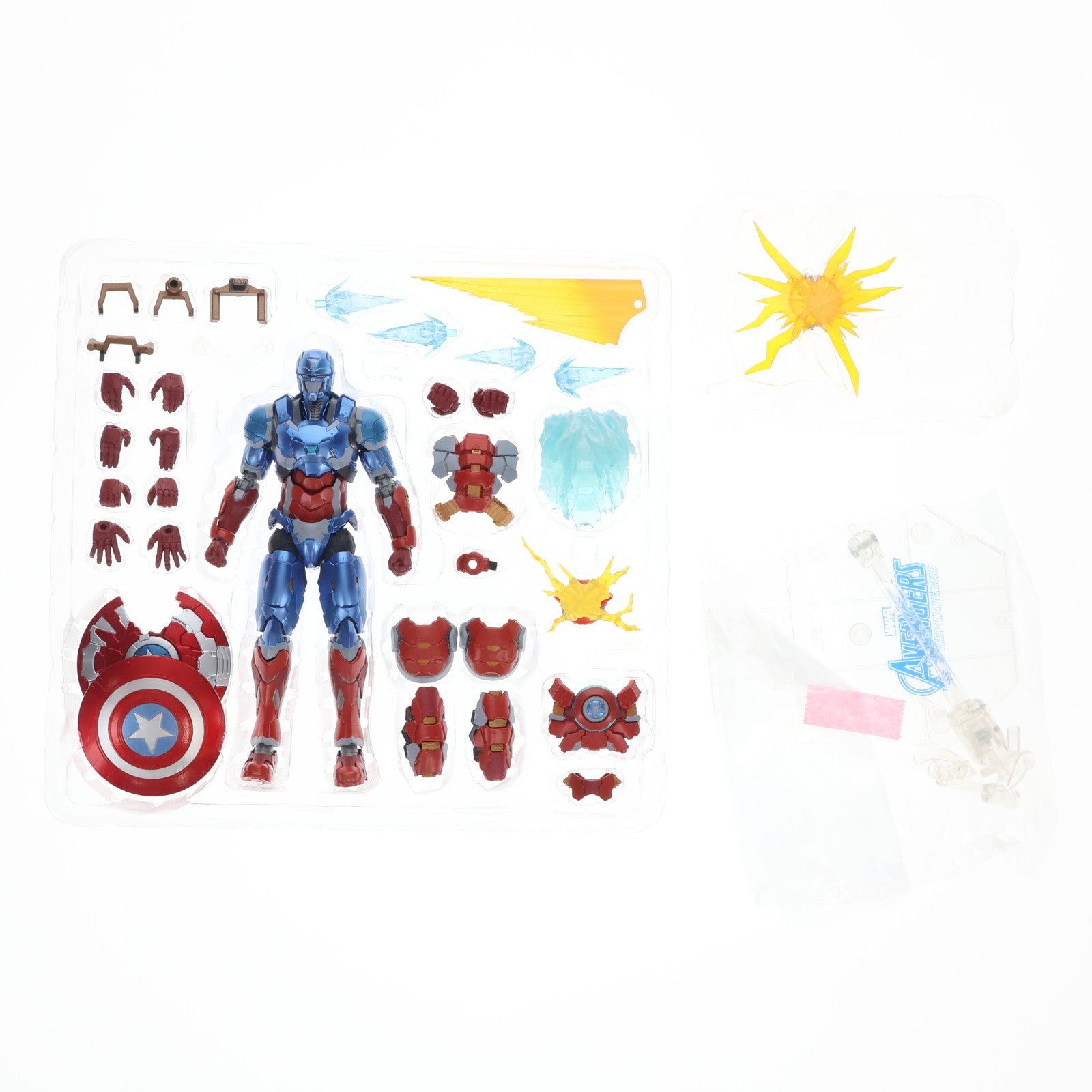 【中古即納】[FIG] S.H.Figuarts(フィギュアーツ) キャプテン・アメリカ(テック・オン・アベンジャーズ) TECH-ON AVENGERS 完成品 可動フィギュア バンダイスピリッツ(20220528)