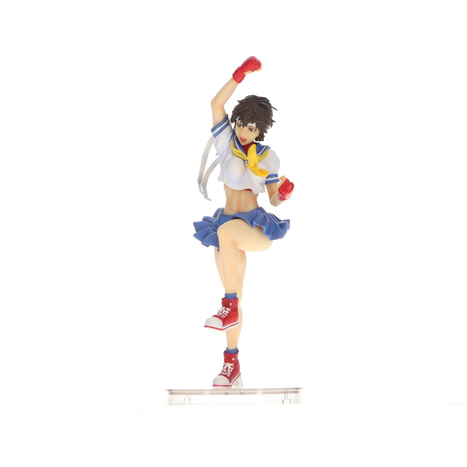 【中古即納】[FIG] STREET FIGHTER美少女 さくら ストリートファイター 1/7 完成品 フィギュア(SV125) コトブキヤ(20150828)