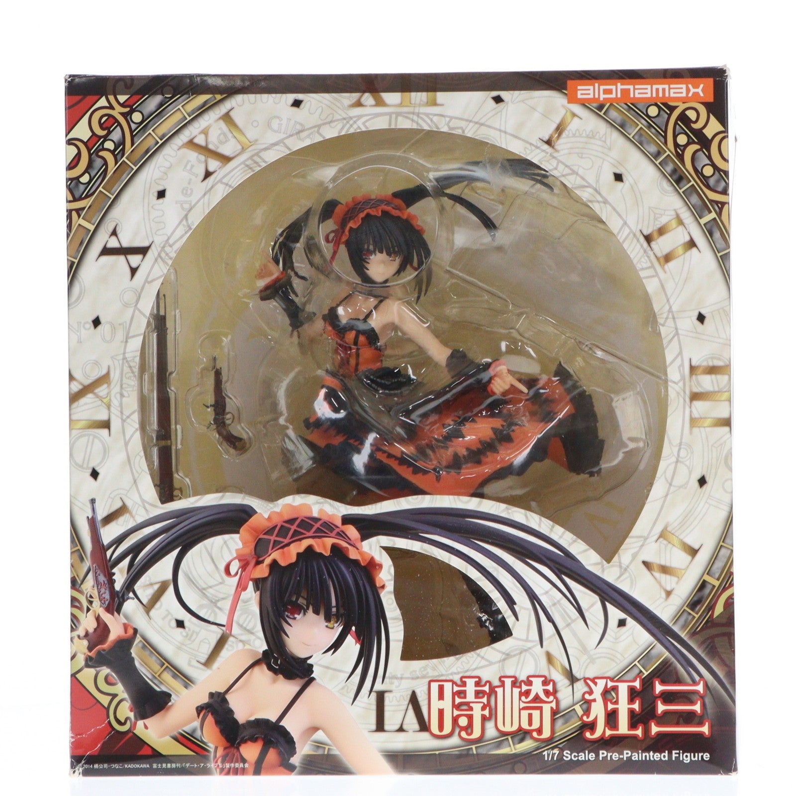 【中古即納】[FIG] 時崎狂三(ときさきくるみ) デ-ト・ア・ライブII 1/7 完成品 フィギュア アルファマックス(20150426)