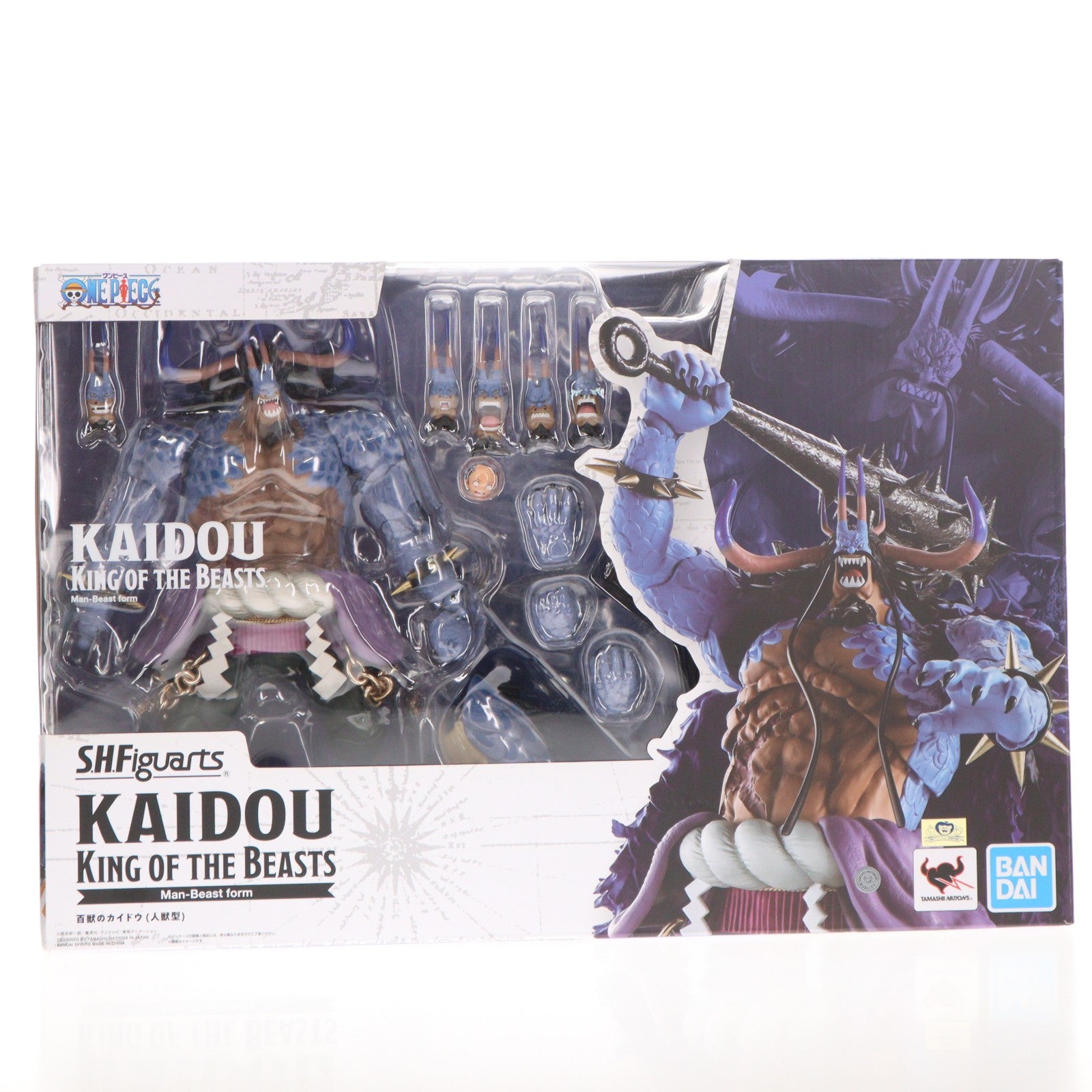 【中古即納】[FIG] S.H.Figuarts(フィギュアーツ) 百獣のカイドウ(人獣型) ONE PIECE(ワンピース) 完成品 可動フィギュア バンダイスピリッツ(20240712)