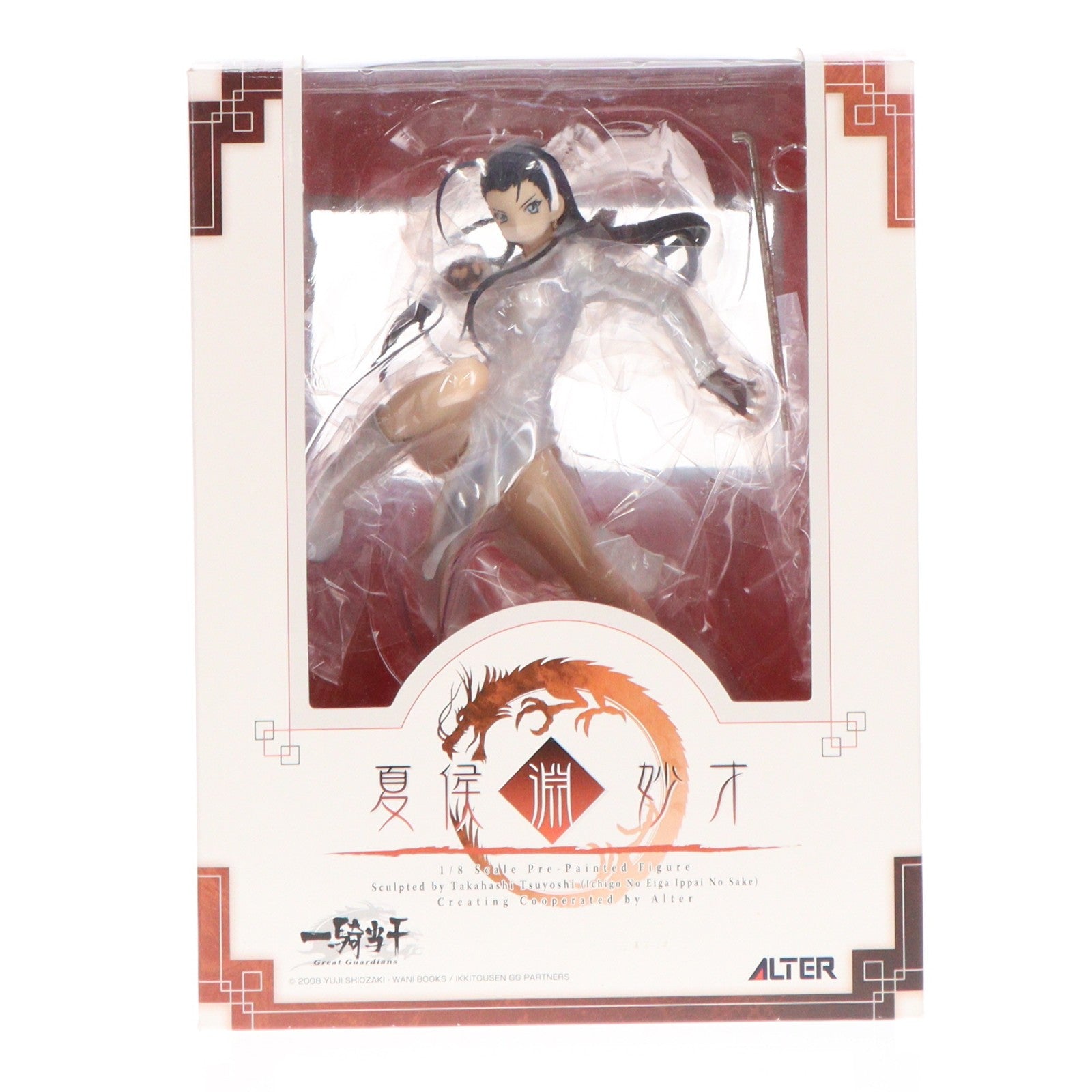 【中古即納】[FIG] 夏侯淵妙才(かこうえんみょうさい) 一騎当千 Great Guardians 1/8 完成品 フィギュア アルター(20100403)