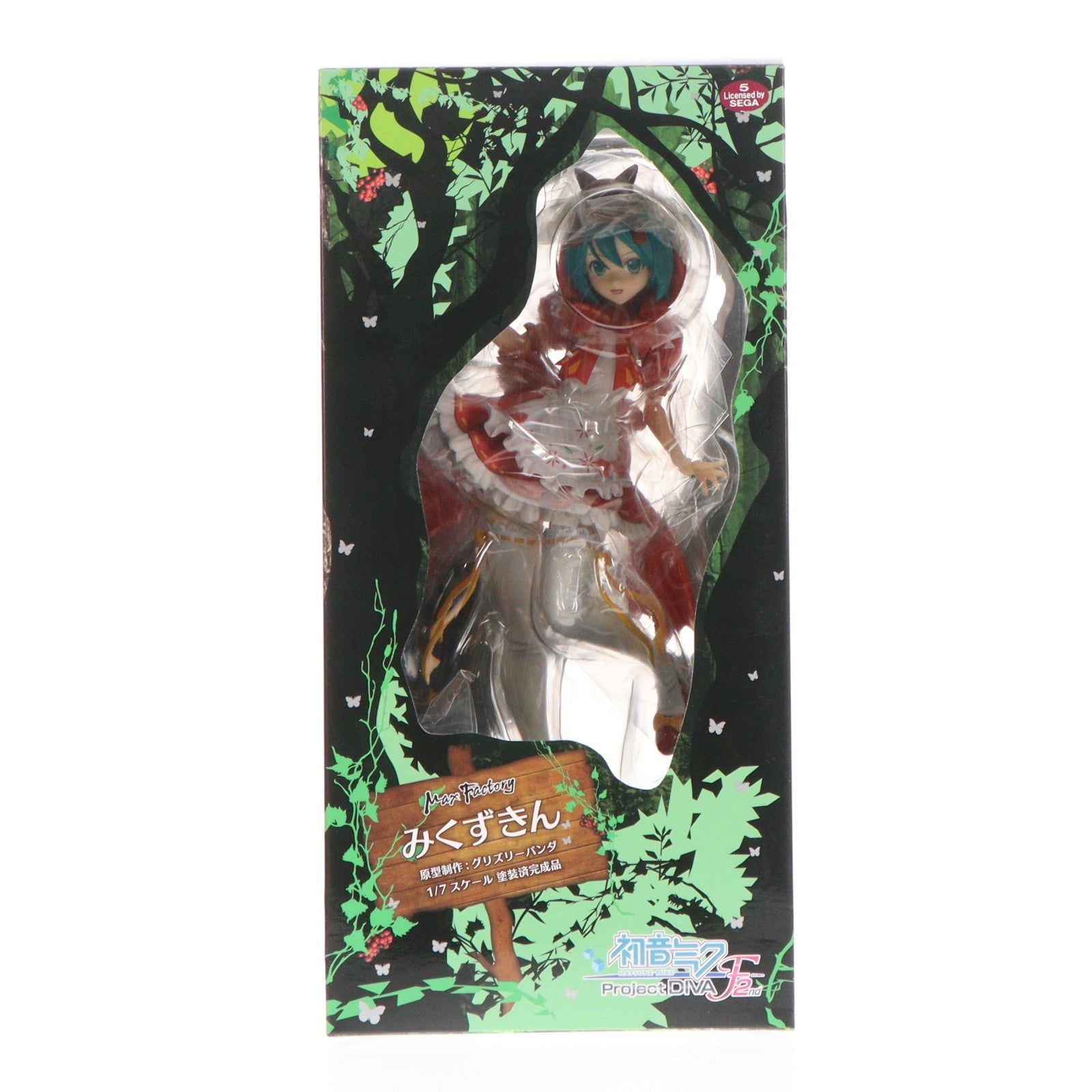 【中古即納】[FIG] みくずきん 初音ミク -Project DIVA- 2nd 1/7 完成品 フィギュア マックスファクトリー(20150513)