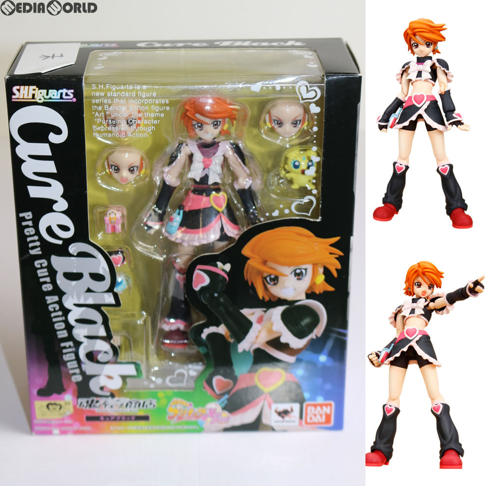 【中古即納】[FIG] 魂ウェブ商店限定 S.H.Figuarts(フィギュアーツ) キュアブラック(Max Heart Ver.) ふたりはプリキュア MaxHeart(マックスハート) 完成品 可動フィギュア バンダイ(20111030)