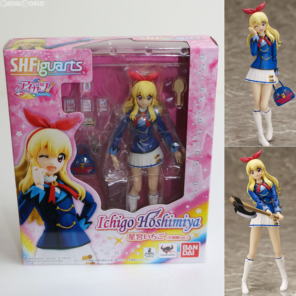 【中古即納】[FIG] S.H.Figuarts(フィギュアーツ) 星宮いちご(冬制服ver.) アイカツ! 完成品 可動フィギュア バンダイ(20160527)