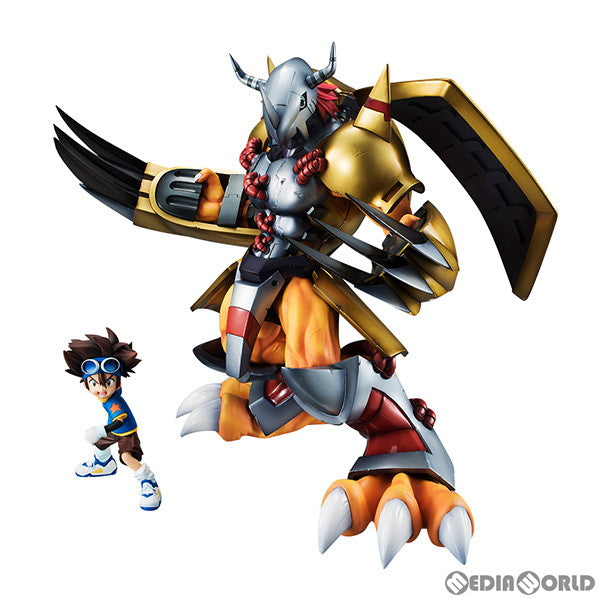 【中古即納】[FIG] (再販) Precious G.E.M.シリーズ ウォーグレイモン&八神太一(やがみたいち) デジモンアドベンチャー 完成品 フィギュア あみあみ&一部オンラインショップ限定 メガハウス(20180831)