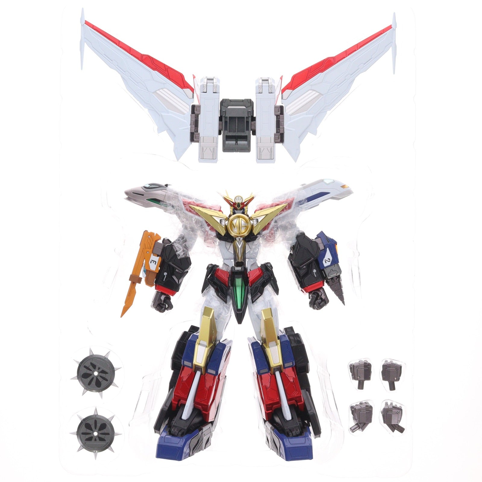 【中古即納】[FIG] AMAKUNI機神 グレートマイトガイン 勇者特急マイトガイン 完成品 可動フィギュア ホビージャパンオンラインショップ&一部店舗限定 ホビージャパン/千値練(せんちねる)(20250908)