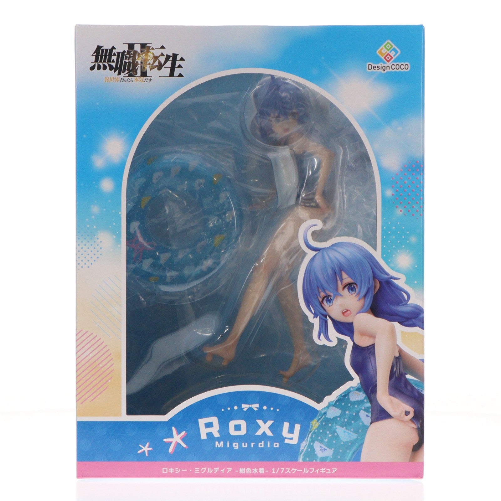 【中古即納】[FIG] ロキシー・ミグルディア -紺色水着- 無職転生II ～異世界行ったら本気だす～ 1/7 完成品 フィギュア(COCO-025) デザインココ(20250831)