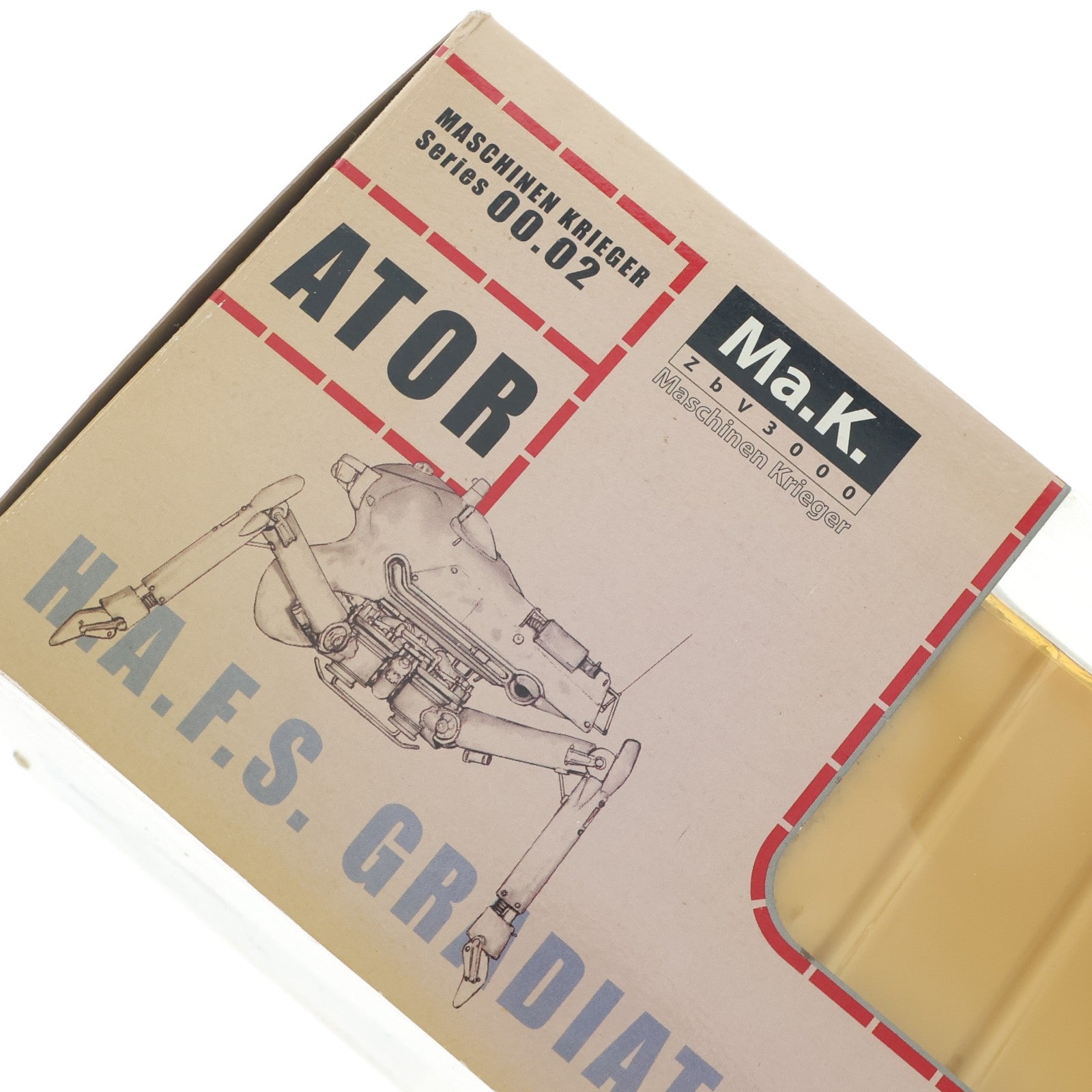 【中古即納】[FIG] H.A.F.S.+S.A.F.S GRADIATOR 強襲揚陸部隊セットA Ma.K. マシーネンクリーガー シリーズNo00.02 1/35 完成品 フィギュア ホビーベースイエローサブマリン(20030720)