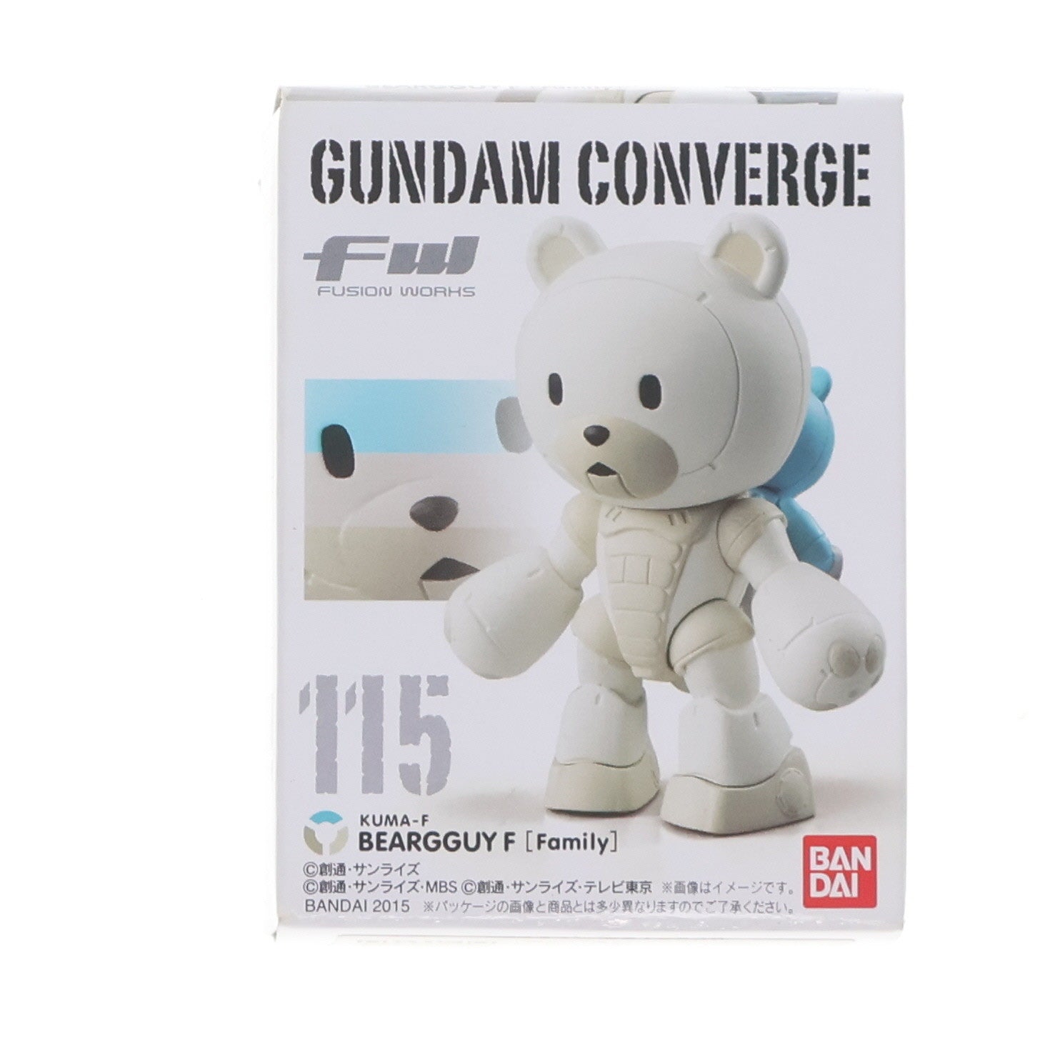 【中古即納】[FIG] (単品)(食玩) ベアッガイF(ファミリー) FW GUNDAM CONVERGE(ガンダムコンバージ) 20 ガンダムビルドファイターズトライ フィギュア バンダイ(20150929)
