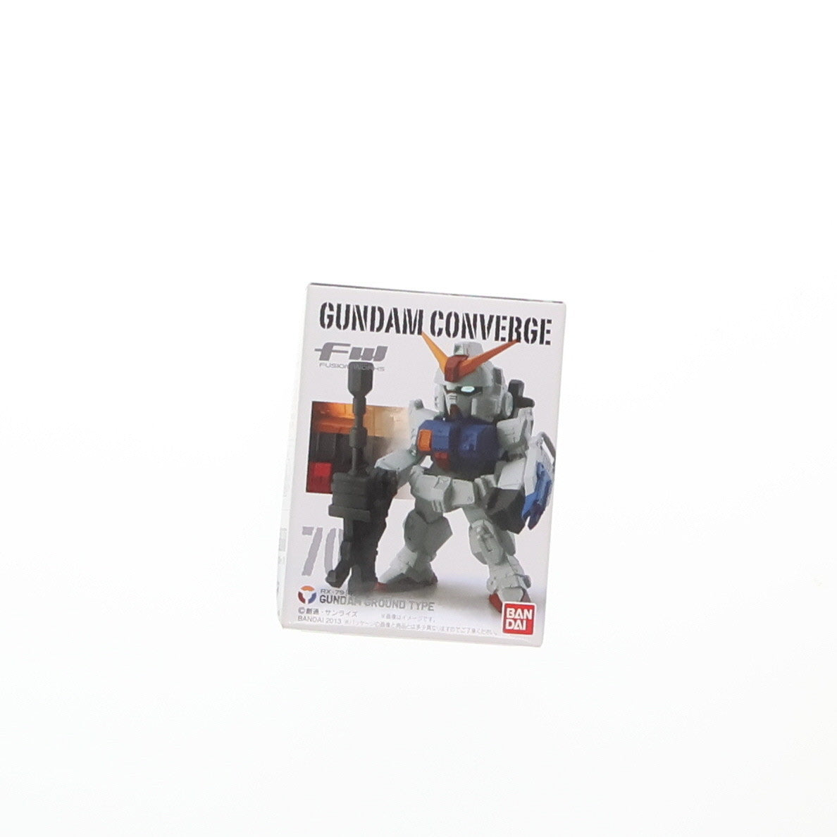 【中古即納】[FIG] (単品)(食玩) 陸戦型ガンダム(180ミリキャノン装備) FW GUNDAM CONVERGE(ガンダムコンバージ) 12 機動戦士ガンダム 第08MS小隊 フィギュア バンダイ(20131001)