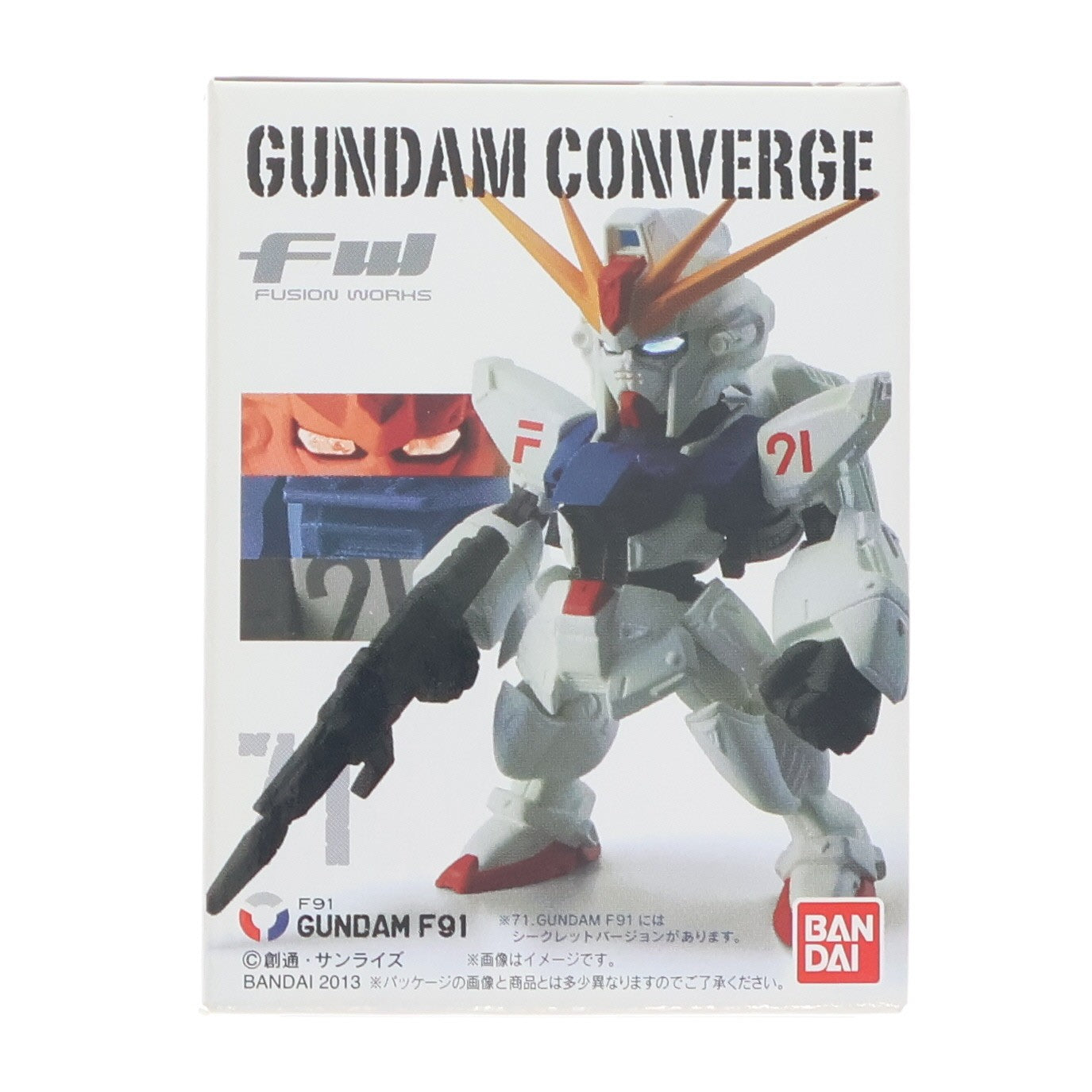 【中古即納】[FIG] (単品)(食玩) FW GUNDAM CONVERGE12(ガンダムコンバージ) ガンダムF91 機動戦士ガンダムシリーズ フィギュア バンダイ(20131001)
