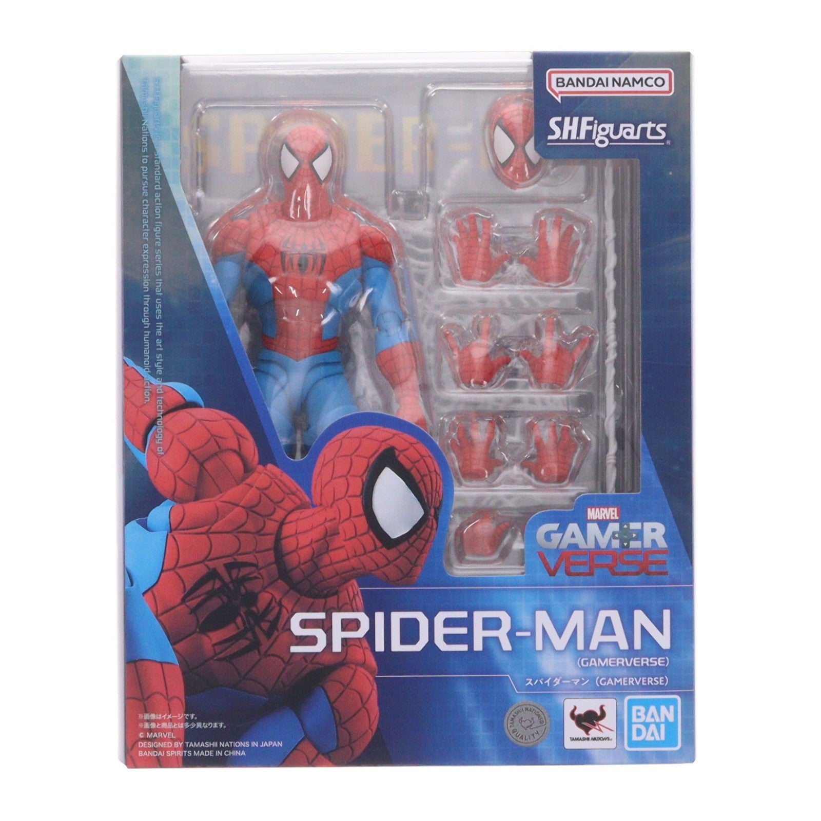 【中古即納】[FIG] S.H.Figuarts(フィギュアーツ) スパイダーマン(GAMERVERSE) MARVEL(マーベル) 完成品 可動フィギュア バンダイスピリッツ(20260314)