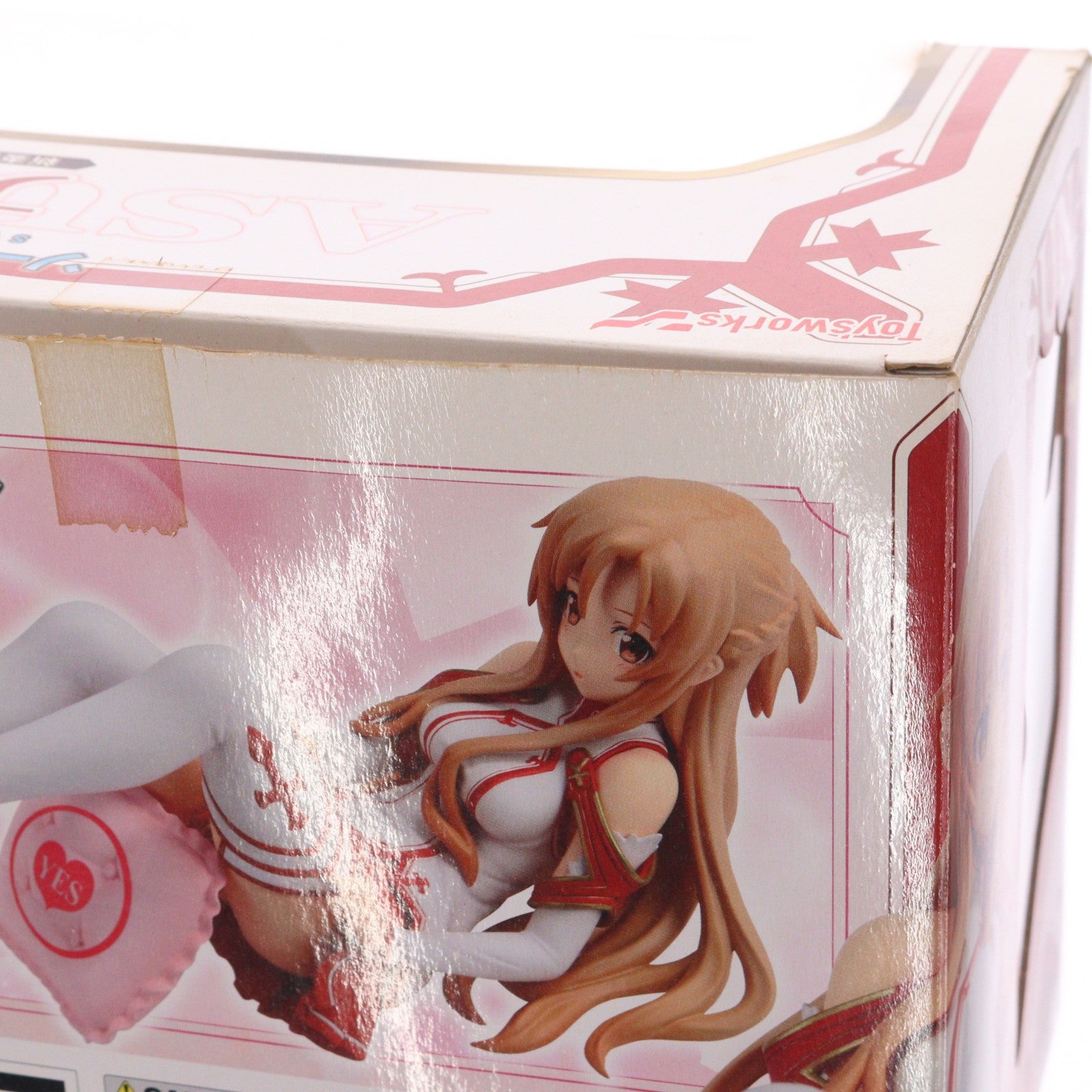 【中古即納】[FIG] (再販) アスナ 新妻はいつでもYESまくらVer. ソードアート・オンライン 1/8 完成品 フィギュア キャラアニ/トイズワークス(20170219)