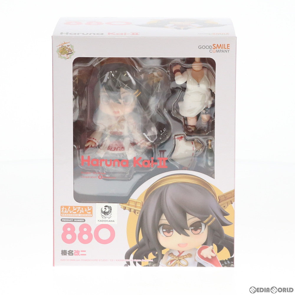 【中古即納】[FIG] GOODSMILE ONLINE SHOP限定特典付属 ねんどろいど 880 榛名改二(はるなかいに) 艦隊これくしょん -艦これ- 完成品 可動フィギュア グッドスマイルカンパニー(20180823)