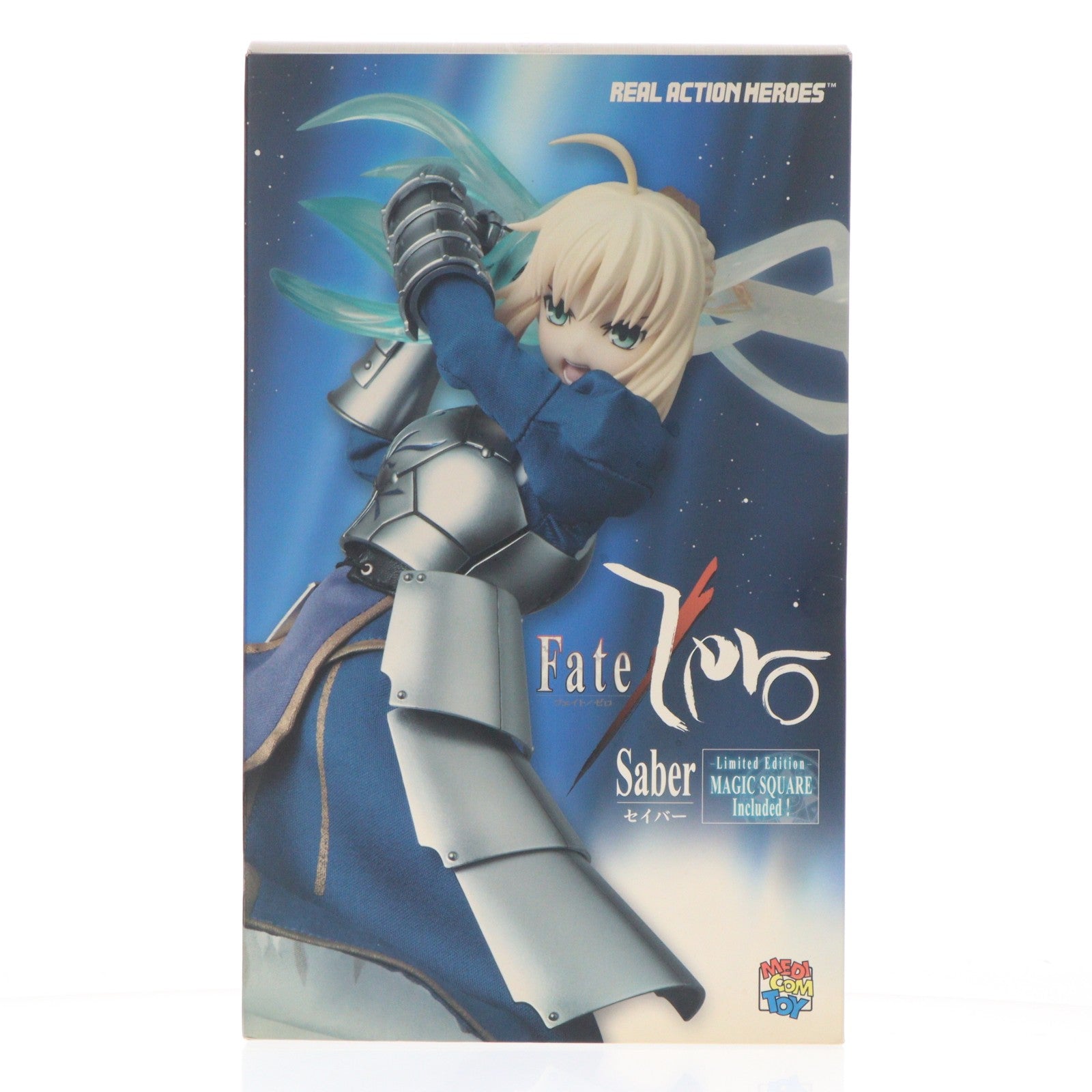 【中古即納】[FIG] リアルアクションヒーローズ No.619 RAH セイバー 初回生産限定版 Fate/Zero(フェイト/ゼロ) 完成品 可動フィギュア メディコム・トイ(20131130)