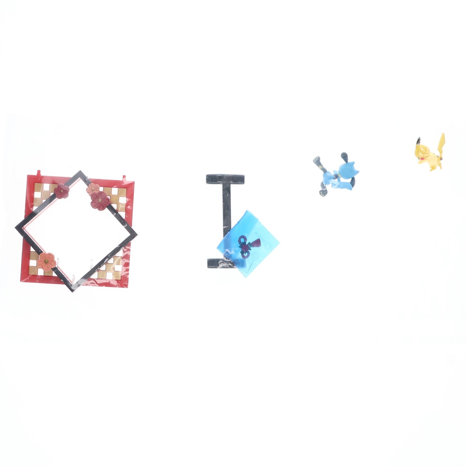 【中古即納】[FIG] (単品) 1.ピカチュウ&リオル ポケモン ふんわりゆらりん飾り ポケットモンスター フィギュア リーメント(20251208)