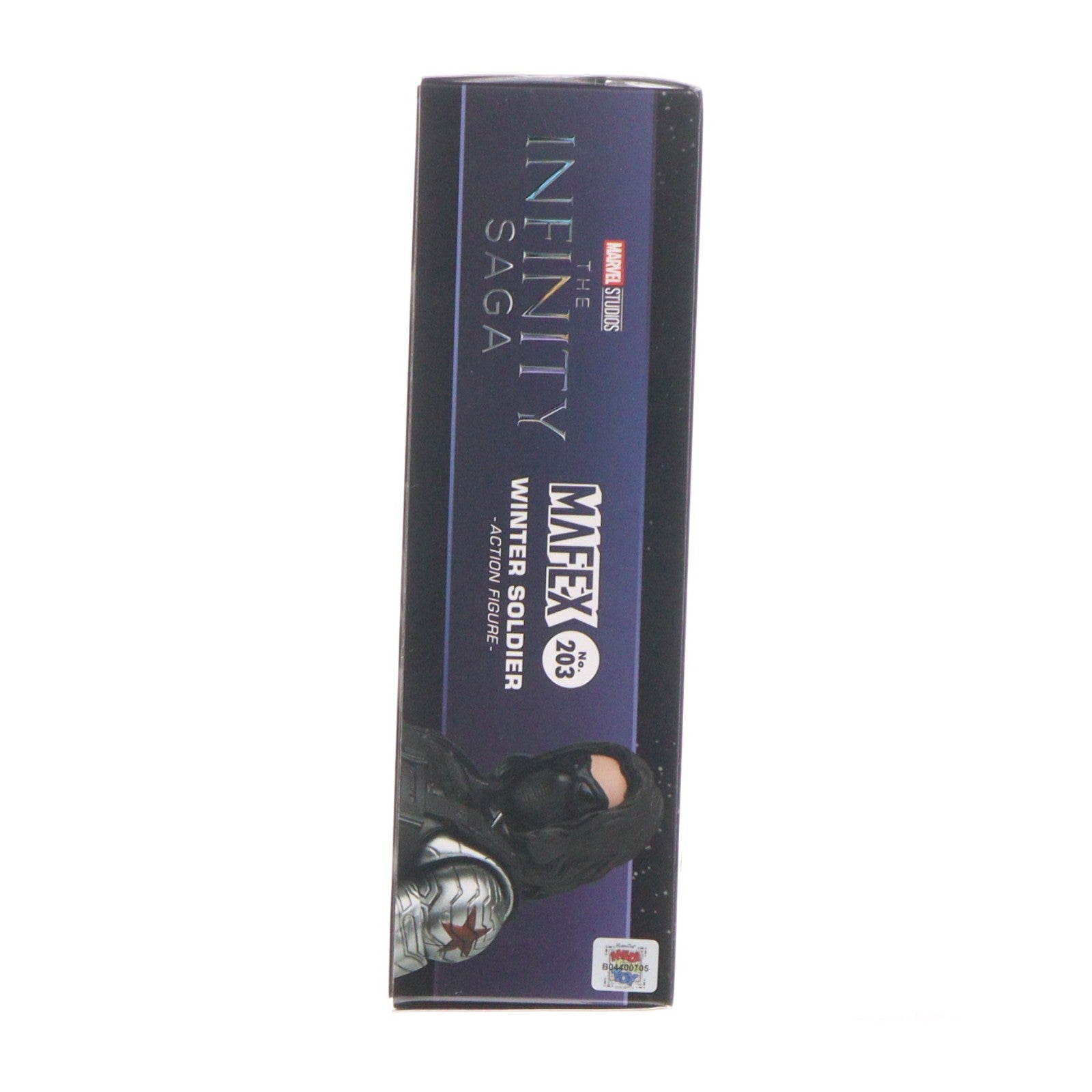【中古即納】[FIG] マフェックス No.203 MAFEX WINTER SOLDIER(ウィンター・ソルジャー) キャプテン・アメリカ/ウィンター・ソルジャー 完成品 可動フィギュア メディコム・トイ(20240502)