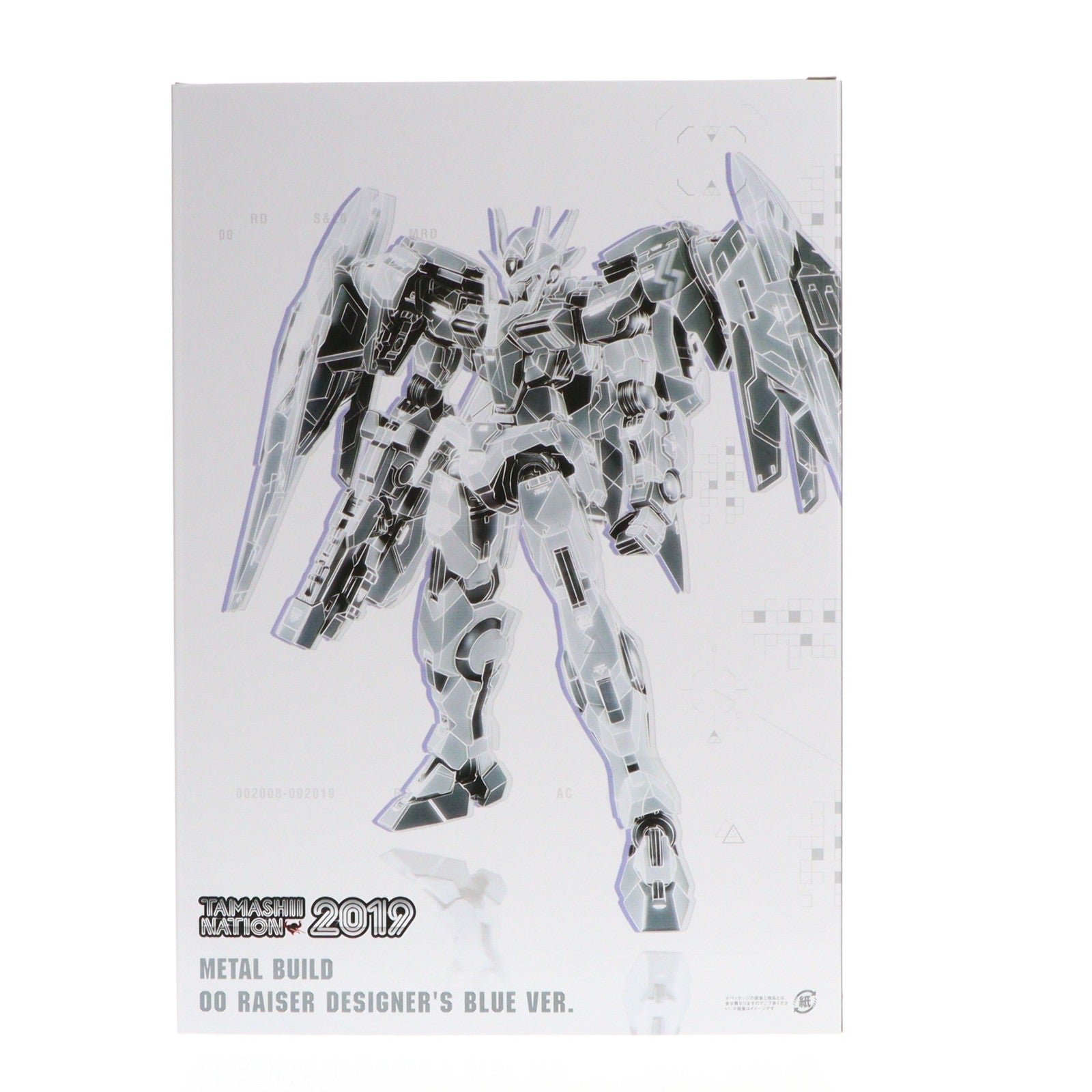 【中古即納】[FIG] METAL BUILD ダブルオーライザー デザイナーズブルー Ver. 機動戦士ガンダム00(ダブルオー) 完成品 可動フィギュア TAMASHII NATION 2019&魂ウェブ商店限定 バンダイスピリッツ(20191025)