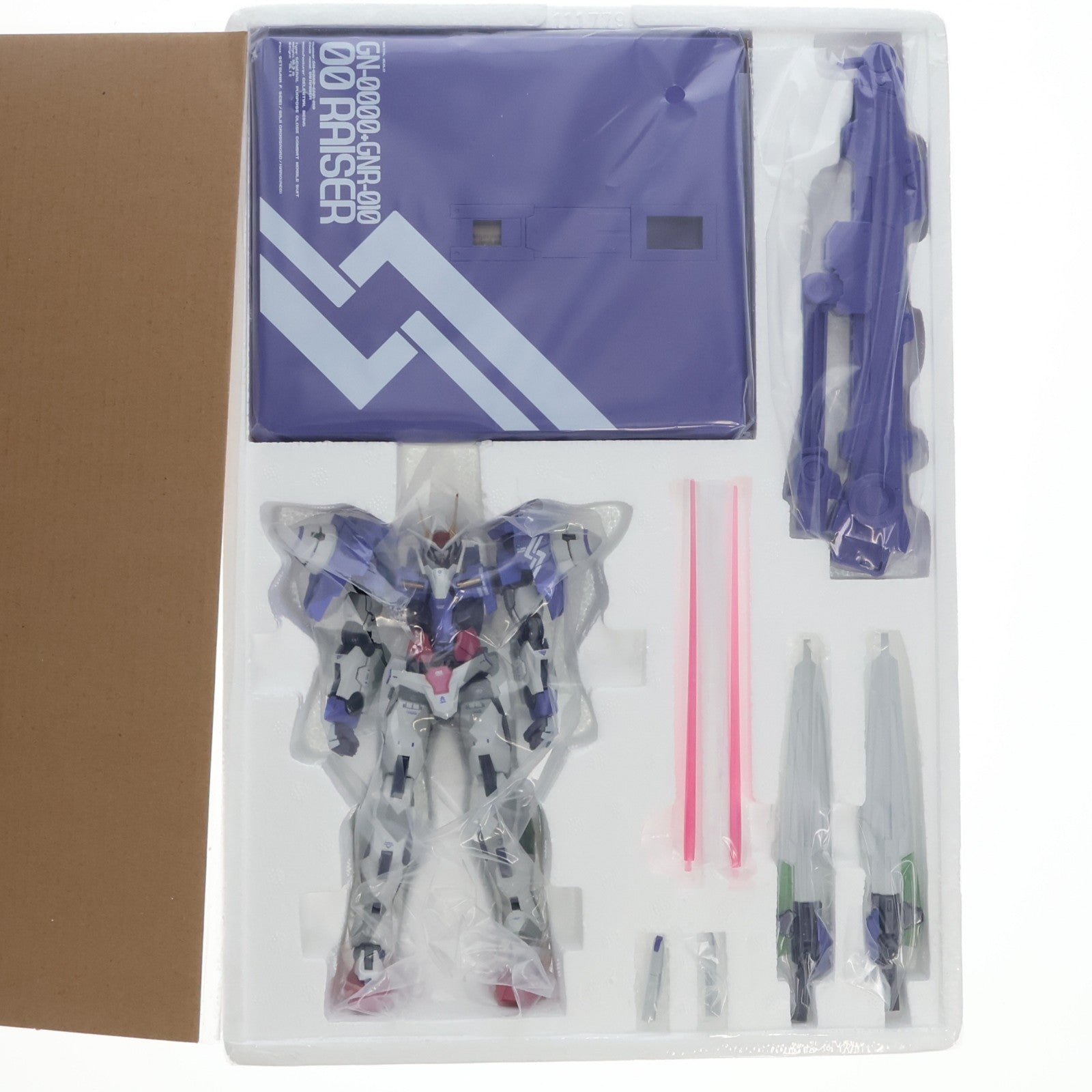 【中古即納】[FIG] METAL BUILD ダブルオーライザー デザイナーズブルー Ver. 機動戦士ガンダム00(ダブルオー) 完成品 可動フィギュア TAMASHII NATION 2019&魂ウェブ商店限定 バンダイスピリッツ(20191025)