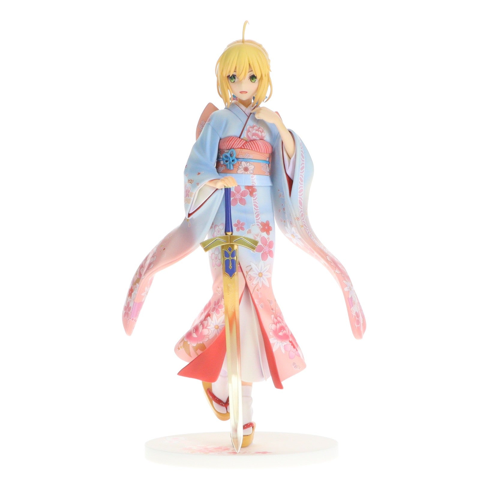【中古即納】[FIG] ANIPLEX+限定 セイバー 晴着ver. Fate/stay night [Unlimited Blade Works] 1/7 完成品 フィギュア(MD16-0141001) アニプレックス(20170531)