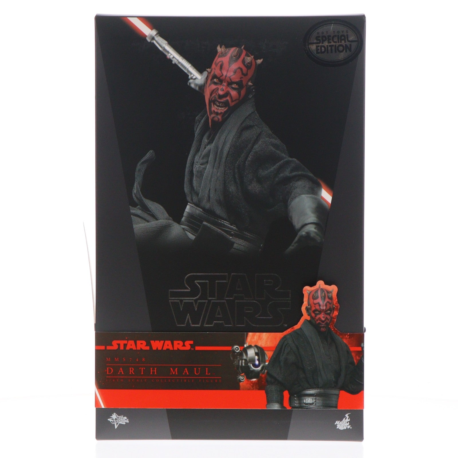 【中古即納】[FIG] トイサピエンス限定 ムービー・マスターピース ダース・モール(2.0版)[ボーナスアクセサリー付き] STAR WARS(スター・ウォーズ) エピソード1/ファントム・メナス 1/6 完成品 可動フィギュア(MM#748B) ホットトイズ(20250331)