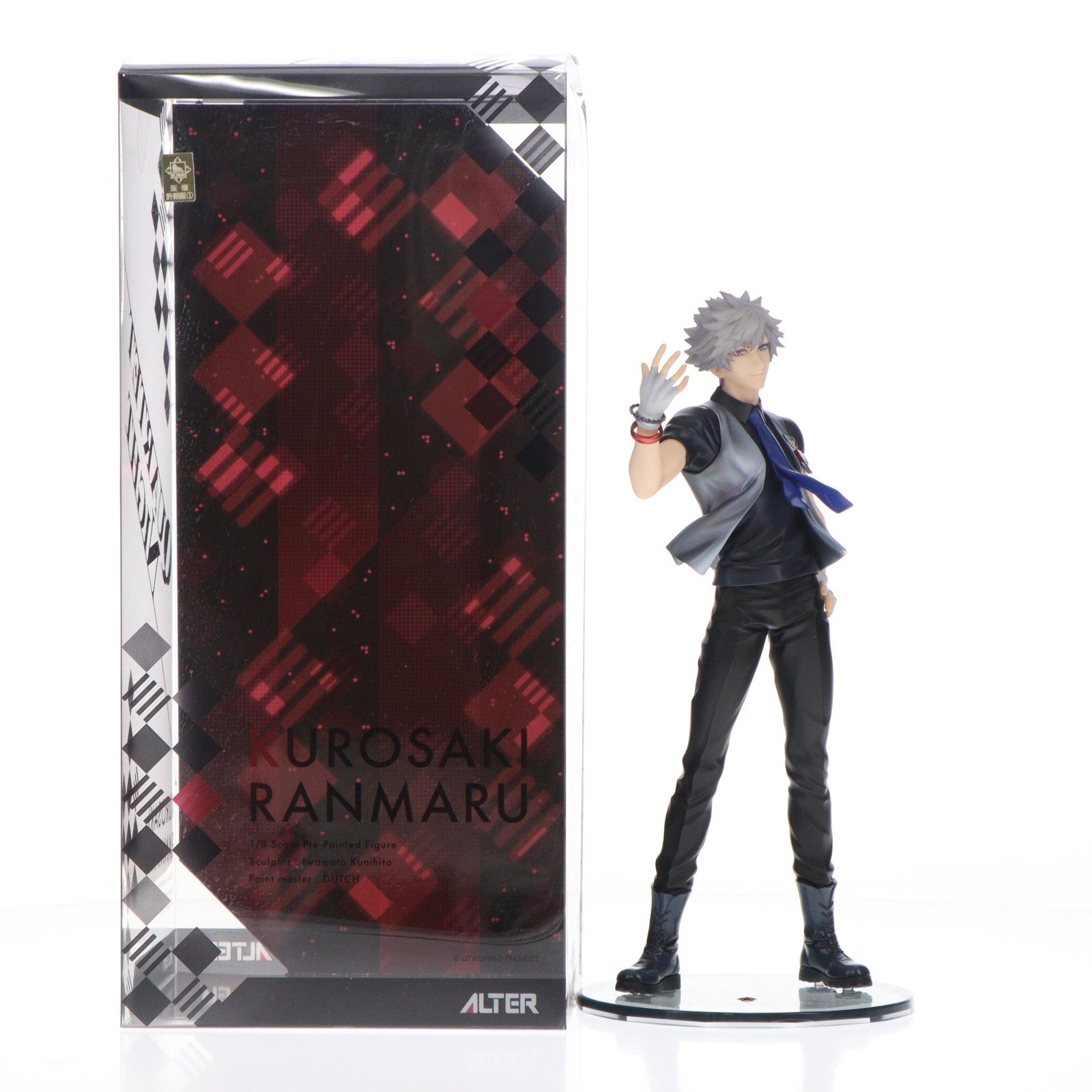 【中古即納】[FIG] amie×ALTAiR 黒崎蘭丸(くろさきらんまる) うたの☆プリンスさまっ♪ マジLOVE2000% 1/8 完成品 フィギュア あみあみ&アニメイト限定 アルター(20171007)