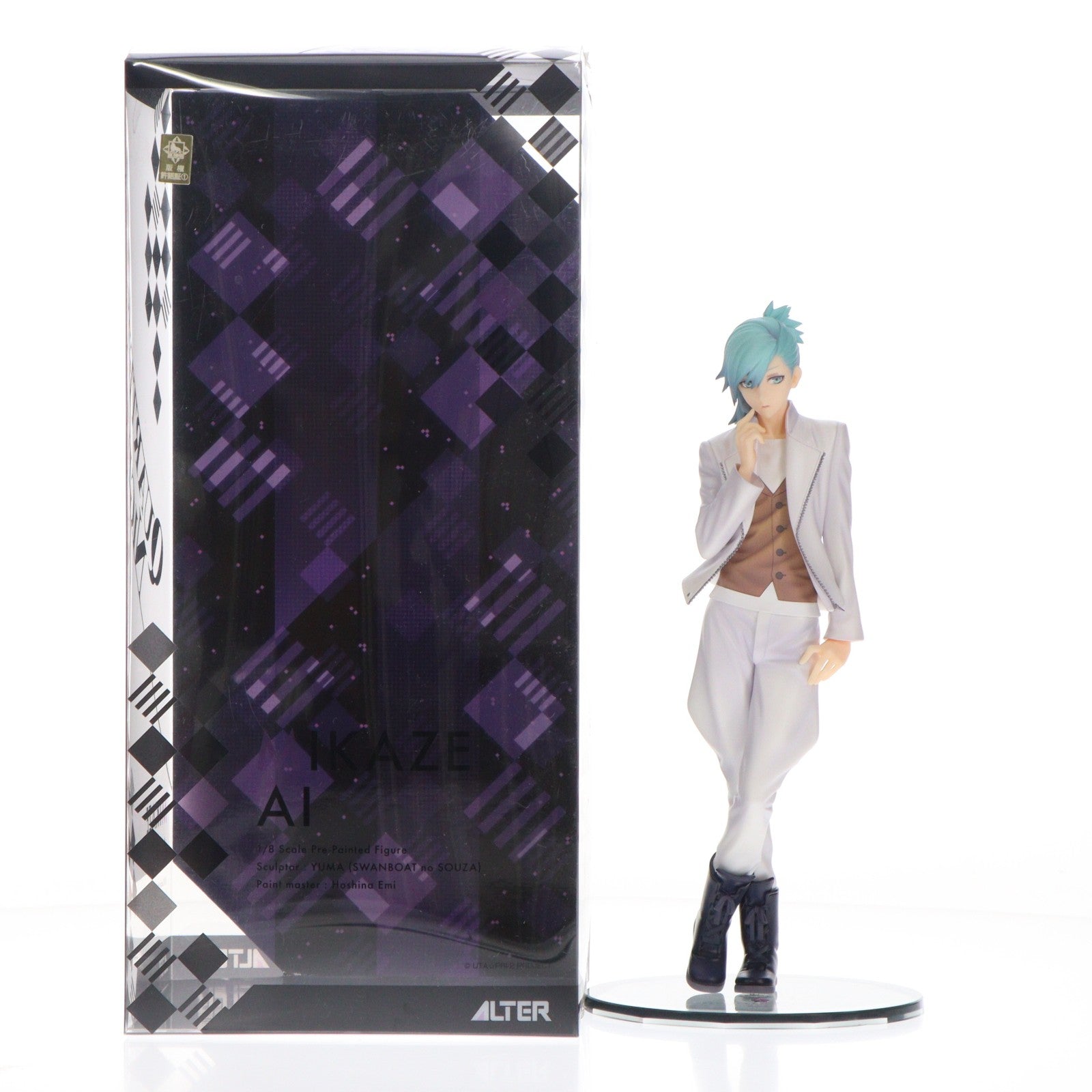 【中古即納】[FIG] amie×ALTAiR 美風藍(みかぜあい) うたの☆プリンスさまっ♪ マジLOVE2000% 1/8 完成品 フィギュア あみあみ&アニメイト限定 アルター(20171227)