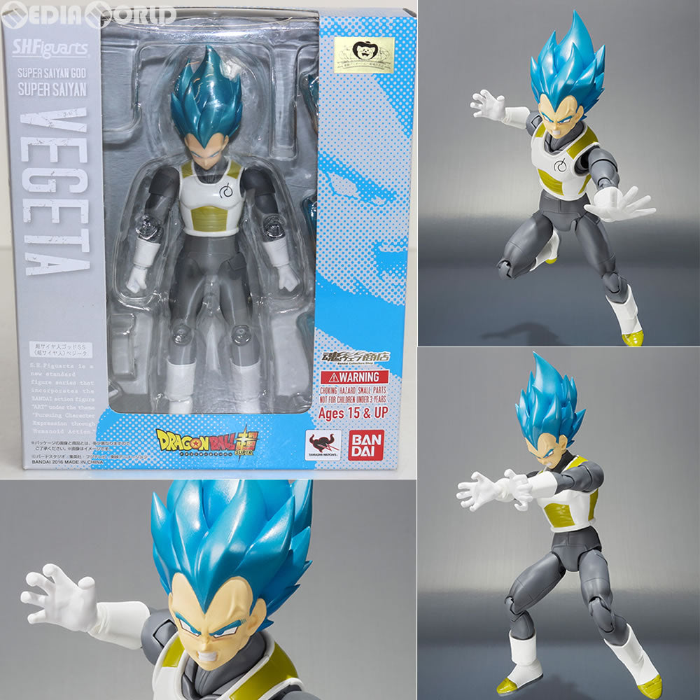 【中古即納】[FIG] 魂ウェブ商店限定 S.H.Figuarts(フィギュアーツ) 超サイヤ人ゴッドSS(超サイヤ人)ベジータ ドラゴンボール超(スーパー) 完成品 可動フィギュア バンダイ(20160430)