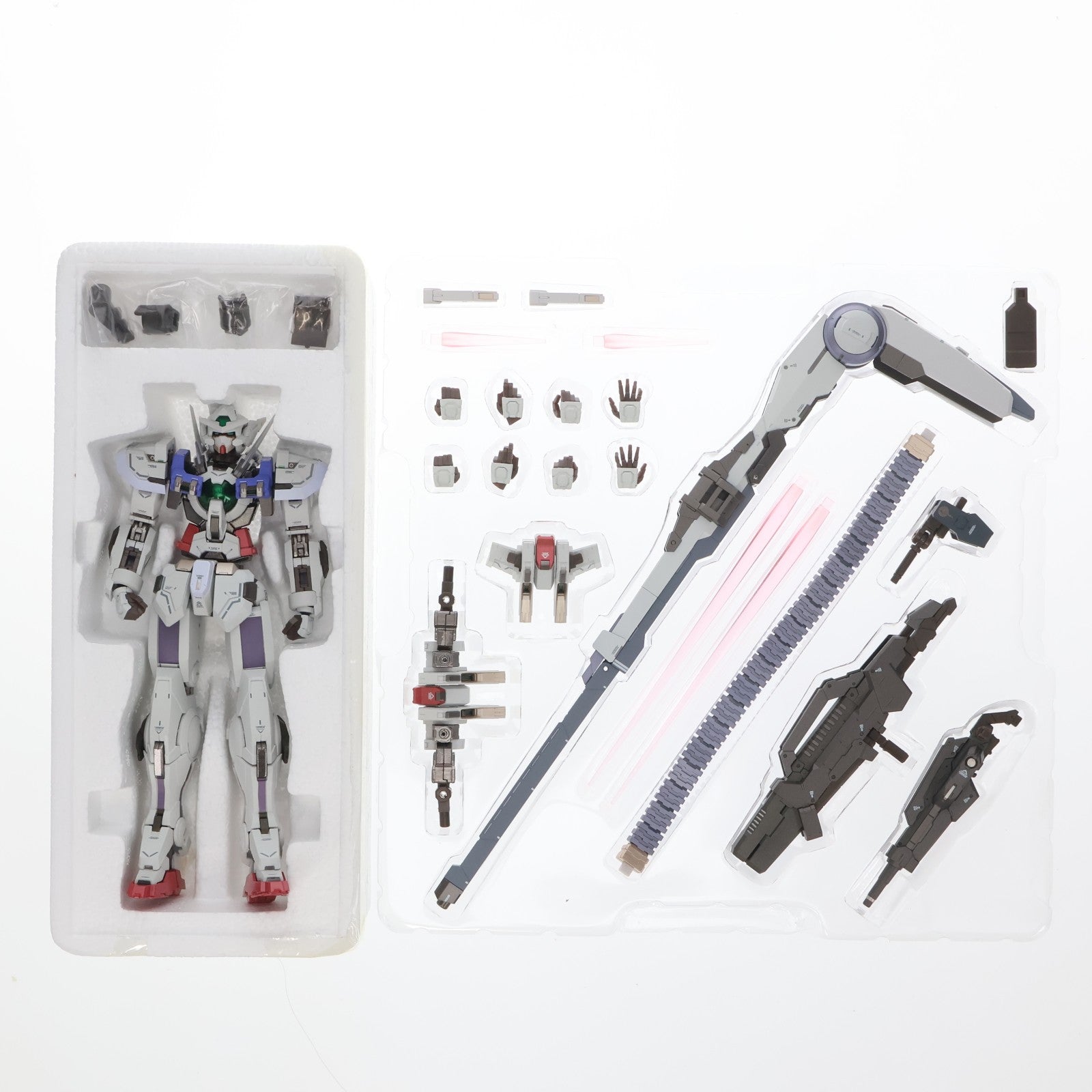 【中古即納】[FIG] 魂ウェブ商店限定 METAL BUILD ガンダムアストレア+プロトGNハイメガランチャー 機動戦士ガンダム00P(ダブルオーピー) 完成品 可動フィギュア バンダイスピリッツ(20190630)