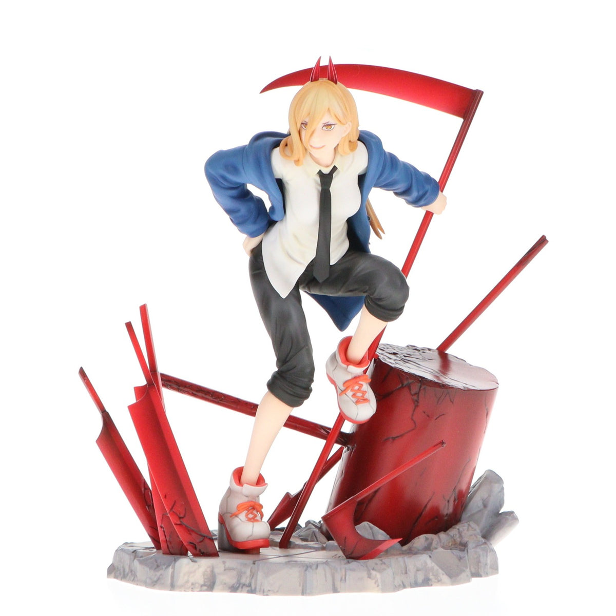 【中古即納】[FIG] パワー チェンソーマン 1/7 完成品 フィギュア(AMU-FNX857) MAPPA(マッパ)/フリュー(20230731)
