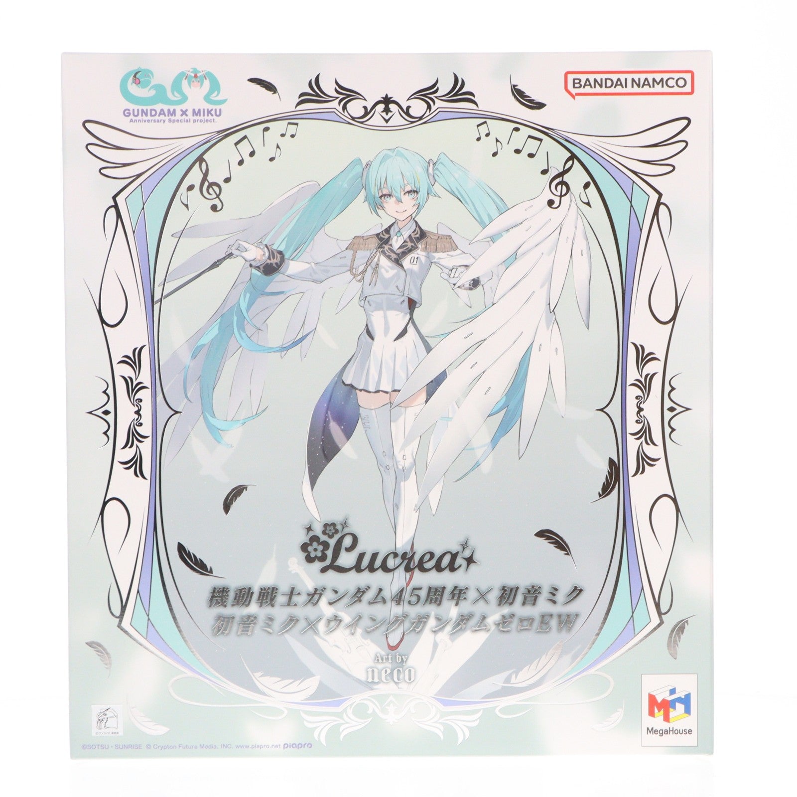 【中古即納】[FIG] Lucrea(ルクリア) 初音ミク×ウイングガンダムゼロ EW 機動戦士ガンダム45周年×初音ミク 新機動戦記ガンダムW(ウイング) 1/7 完成品 フィギュア プレミアムバンダイ&一部流通限定 メガハウス(20260626)