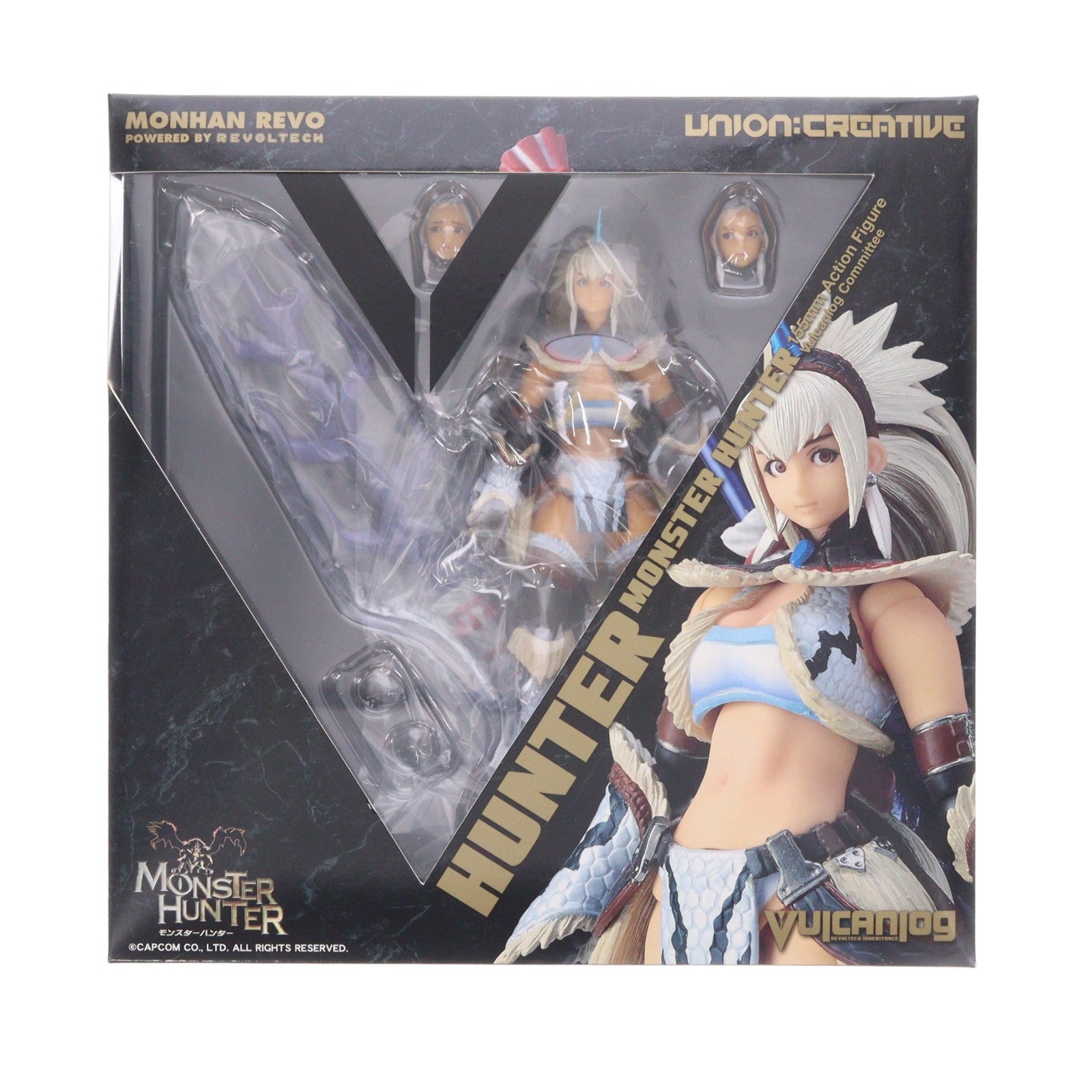 【中古即納】[FIG] Vulcanlog(ヴァルカン-ログ) 020 モンハンリボ ハンター女剣士 キリンシリーズ モンスターハンター 完成品 可動フィギュア ユニオンクリエイティブ(20170728)