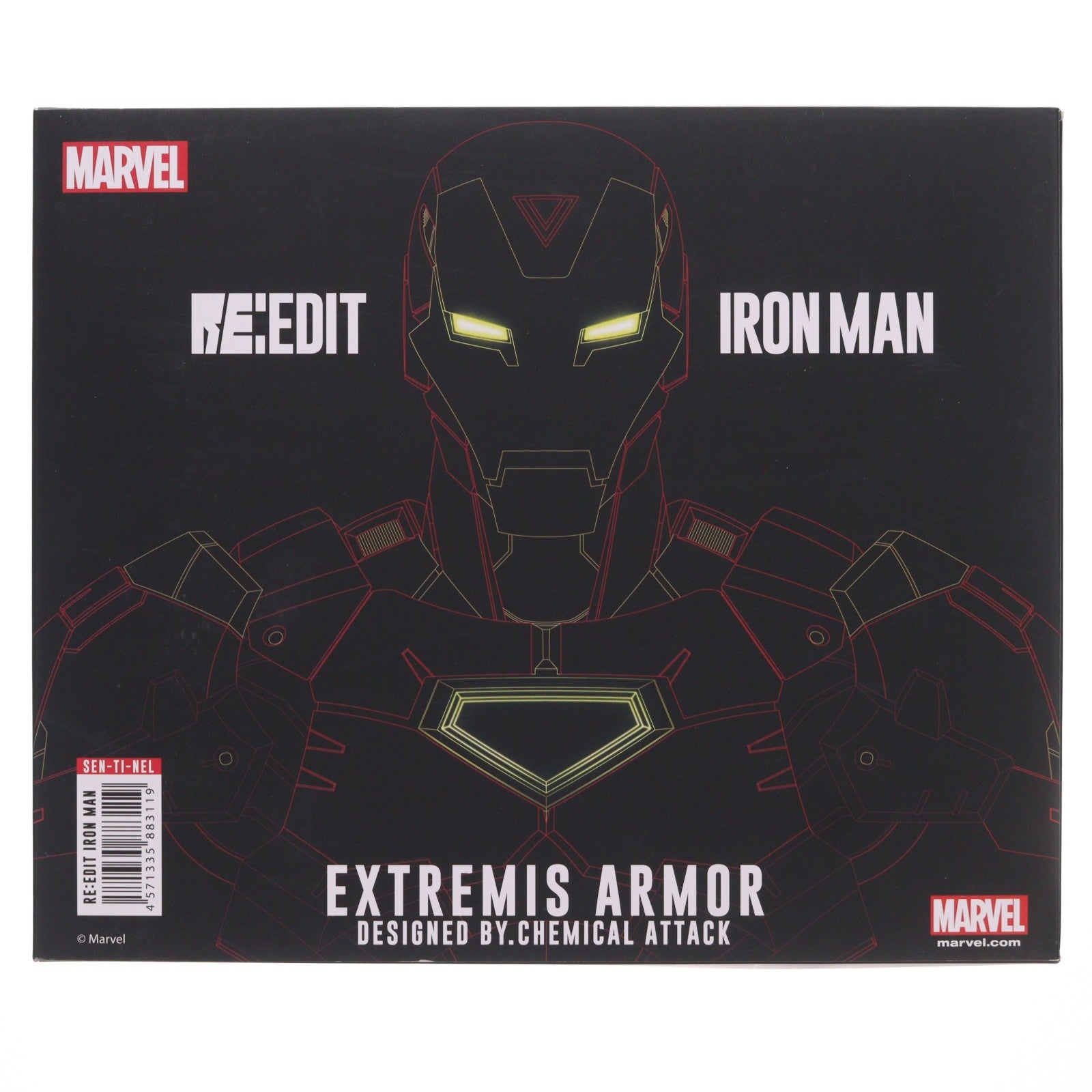 【中古即納】[FIG] RE:EDIT IRON MAN #02 Extremis Armor(エクストリミスアーマー) アイアンマン 完成品 可動フィギュア 千値練(せんちねる)(20150529)