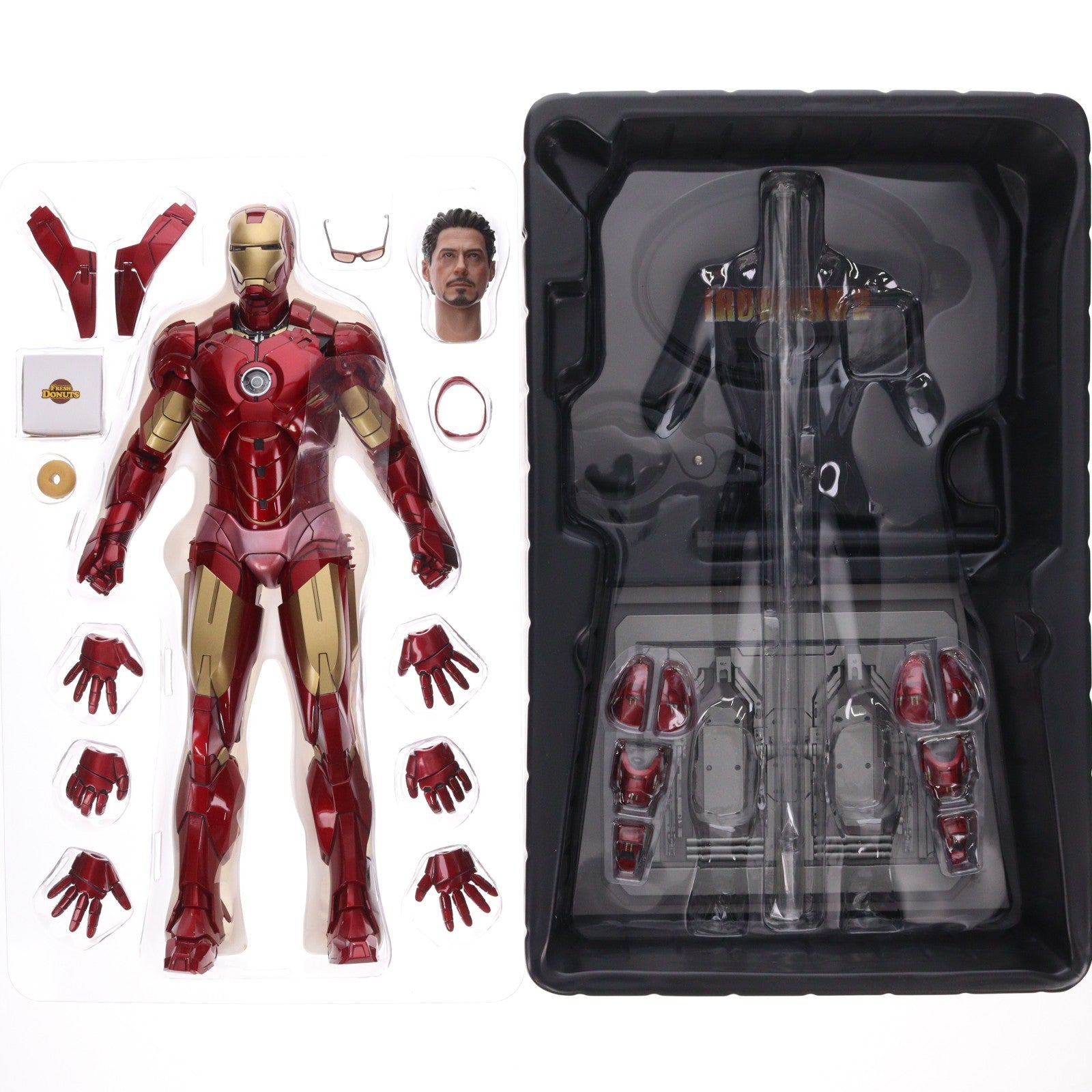 【中古即納】[FIG] ムービー・マスターピース アイアンマン・マーク4 アイアンマン2 1/6スケールアクションフィギュア(MM#123) ホットトイズ(20101231)