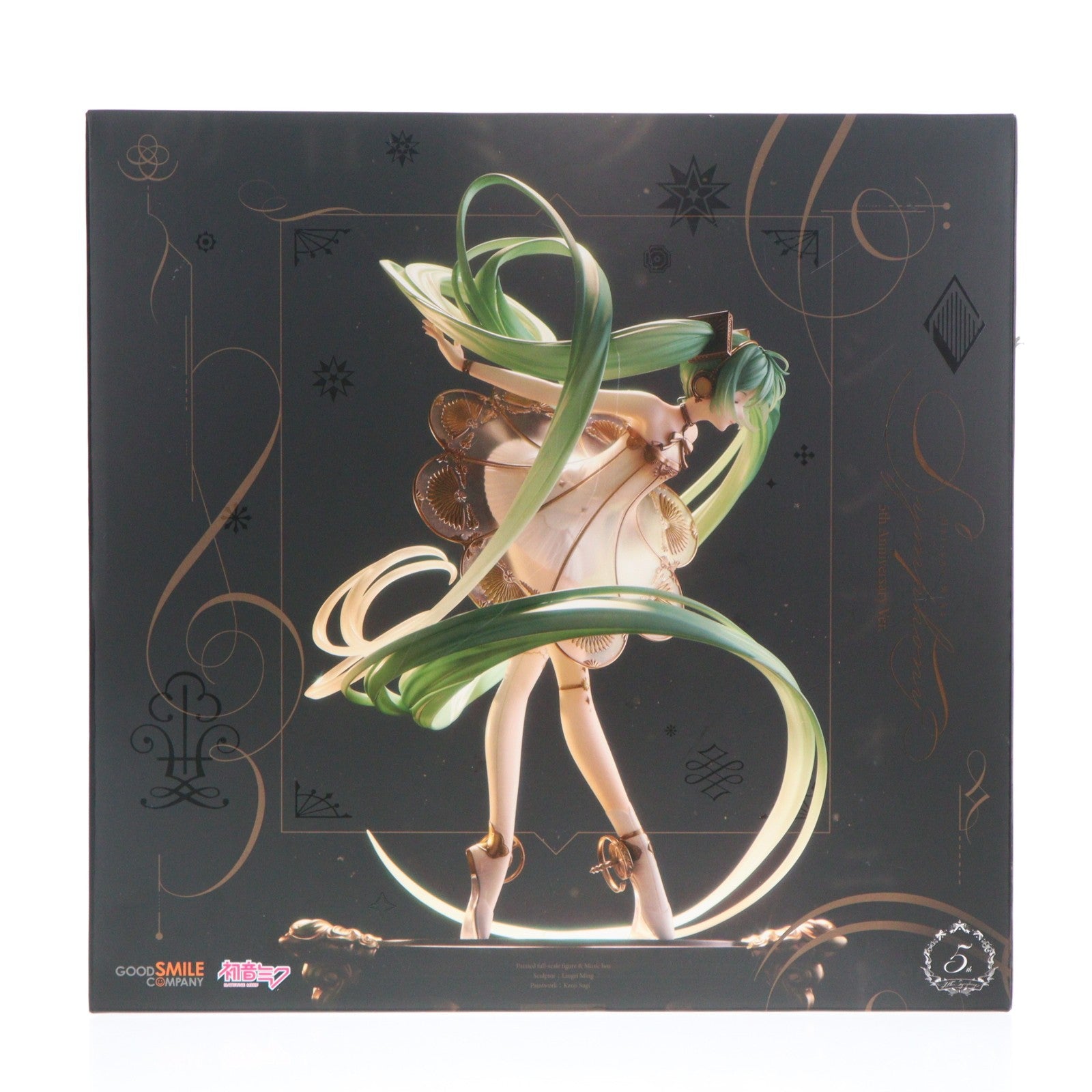 【中古即納】[FIG] 初音ミクシンフォニー 5th Anniversary Ver. キャラクター・ボーカル・シリーズ01 初音ミク 1/1 完成品 フィギュア グッドスマイルカンパニー(20230420)