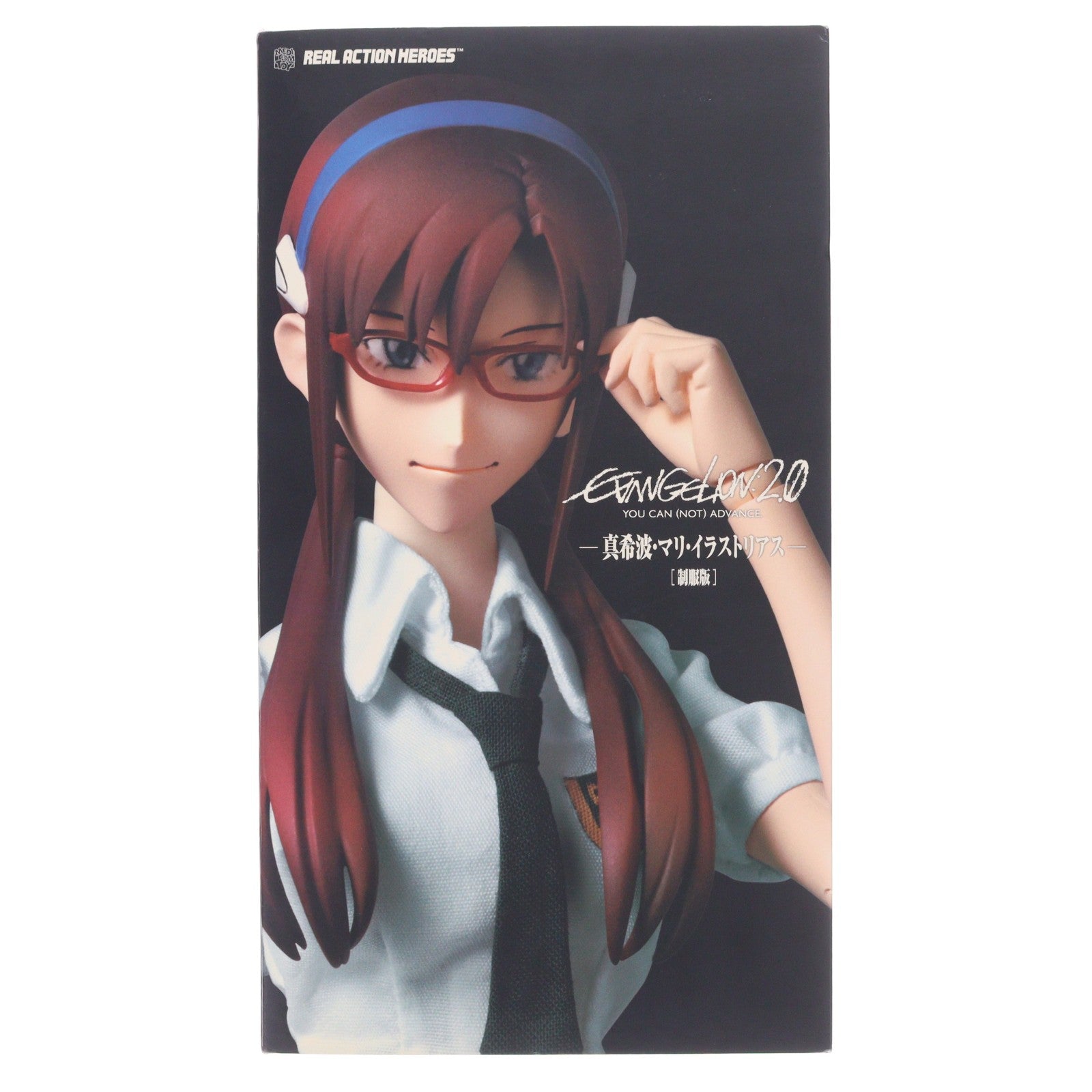 【中古即納】[FIG] リアルアクションヒーローズ No.503 RAH 真希波・マリ・イラストリアス(制服版) ヱヴァンゲリヲン 新劇場版:破 完成品 可動フィギュア メディコム・トイ(20101201)