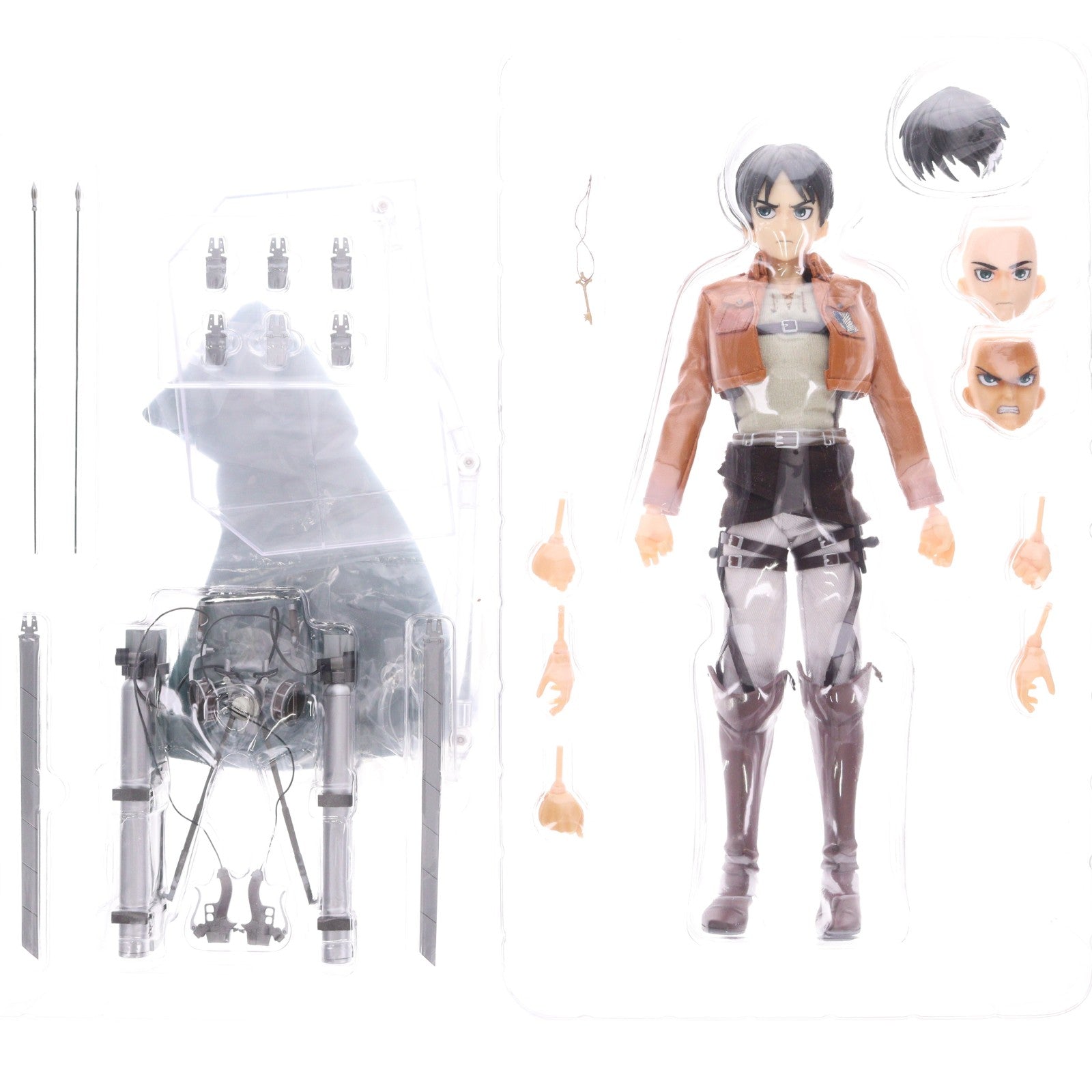 【中古即納】[FIG] 初回生産限定特典付属 リアルアクションヒーローズ No.668 RAH エレン・イェーガー 進撃の巨人 完成品 可動フィギュア メディコム・トイ(20150124)