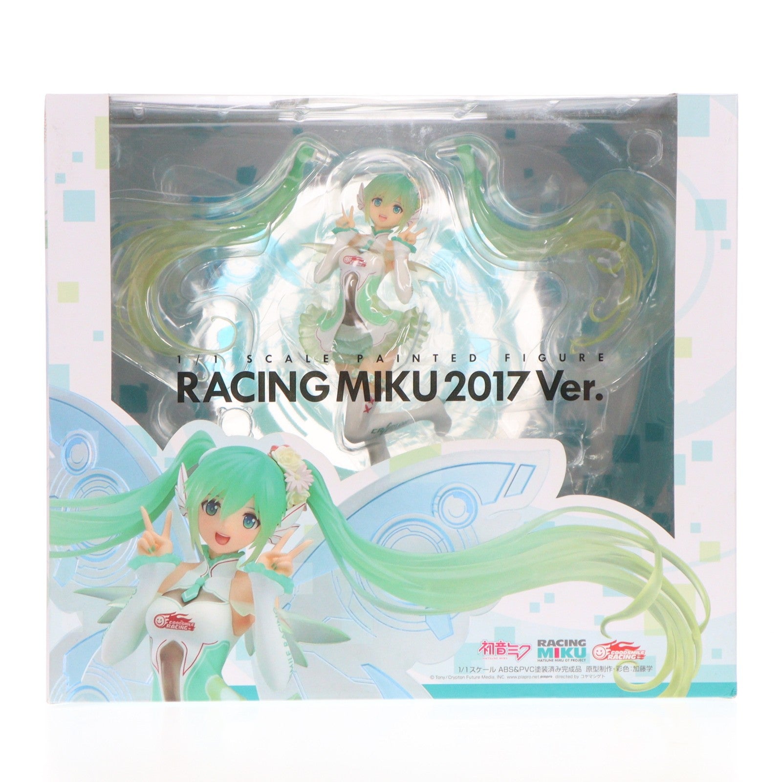 【中古即納】[FIG] 特典付属 レーシングミク 2017 Ver. 初音ミク GTプロジェクト 1/1 完成品 フィギュア グッドスマイルレーシング(20180922)