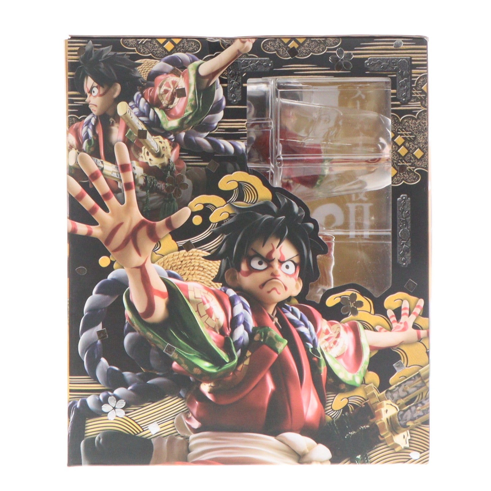 【中古即納】[FIG] Portrait.Of.Pirates P.O.P ワンピース 『KABUKI EDITION』 モンキー・D・ルフィ ONE PIECE(ワンピース) 1/8 完成品 フィギュア オンラインショップ限定 メガハウス(20160731)