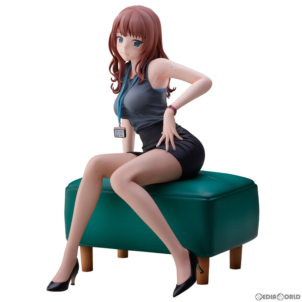 【中古即納】[FIG] どうしまイラスト『ほくろの多い先輩OLさん』 完成品 フィギュア ユニオンクリエイティブ(20211201)