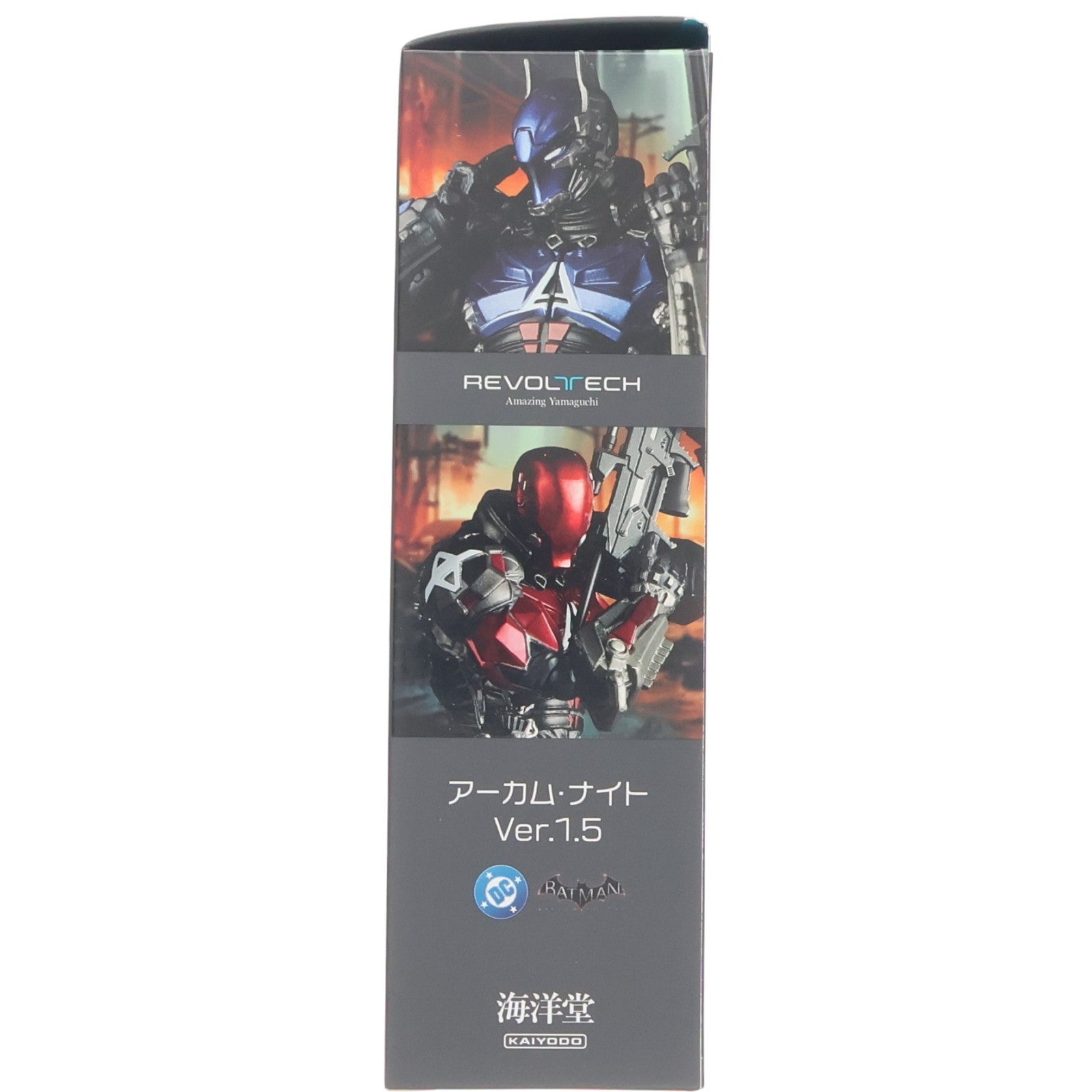 【中古即納】[FIG] 海洋堂直営店限定特典付属 リボルテック アメイジング・ヤマグチ アーカム・ナイト Ver.1.5 BATMAN: ARKHAM KNIGHT(バットマン:アーカム・ナイト) 完成品 可動フィギュア(NR060) 海洋堂(20250627)