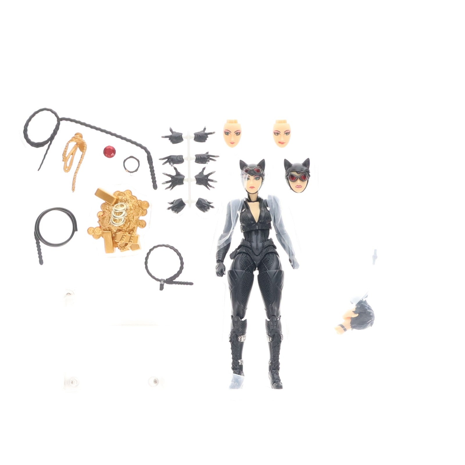 【中古即納】[FIG] 海洋堂直営店限定予約特典付属 アメイジングヤマグチ キャットウーマン バットマン:アーカム・ナイト 完成品 可動フィギュア(NR022) 海洋堂(20240323)