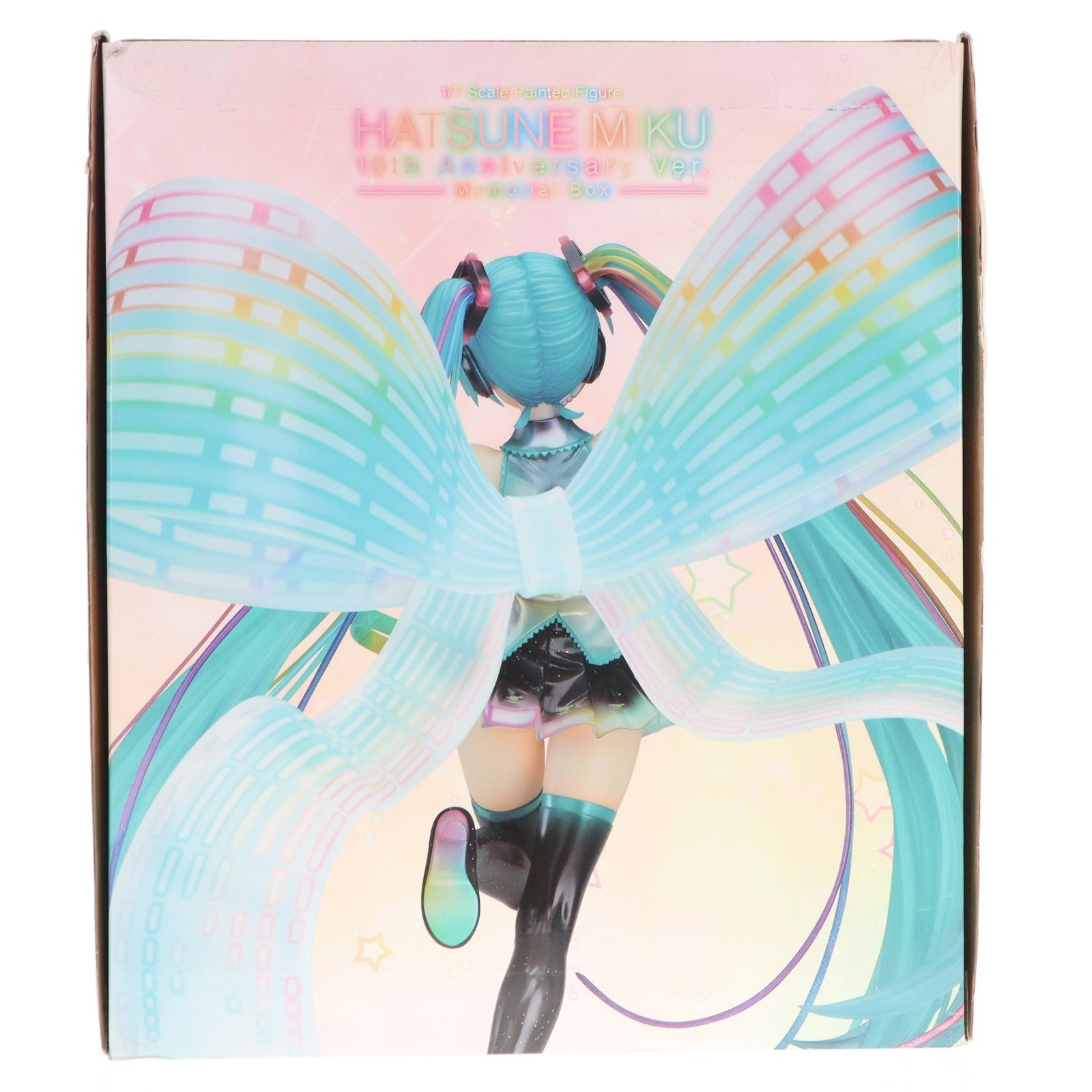 【中古即納】[FIG] 初音ミク 10th Anniversary Ver. Memorial Box キャラクター・ボーカル・シリーズ01 初音ミク 1/7 完成品 フィギュア 書籍 グッドスマイルカンパニー(20190526)