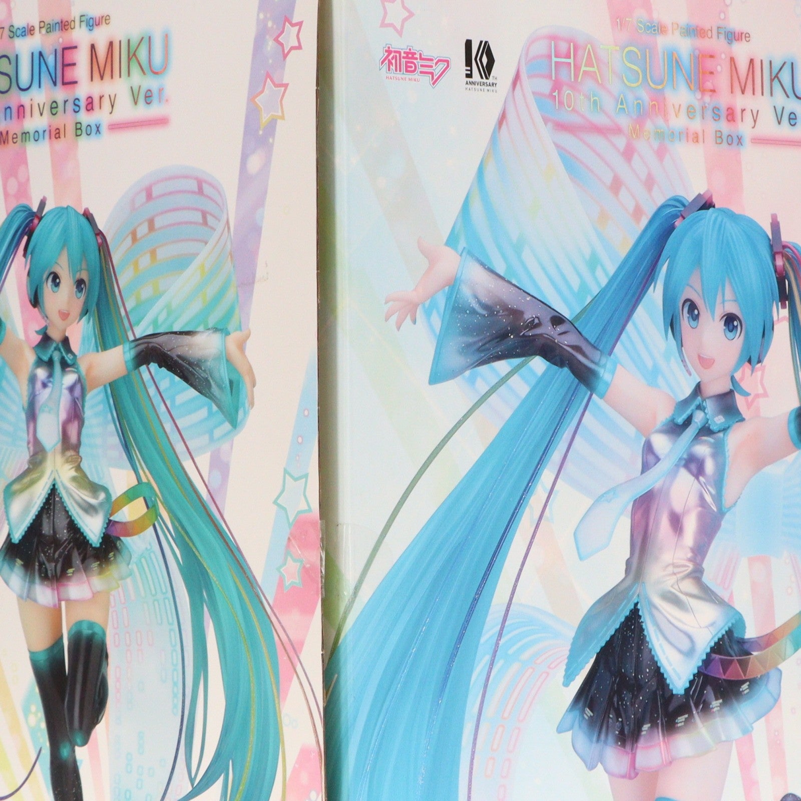 【中古即納】[FIG] 初音ミク 10th Anniversary Ver. Memorial Box キャラクター・ボーカル・シリーズ01 初音ミク 1/7 完成品 フィギュア 書籍 グッドスマイルカンパニー(20190526)