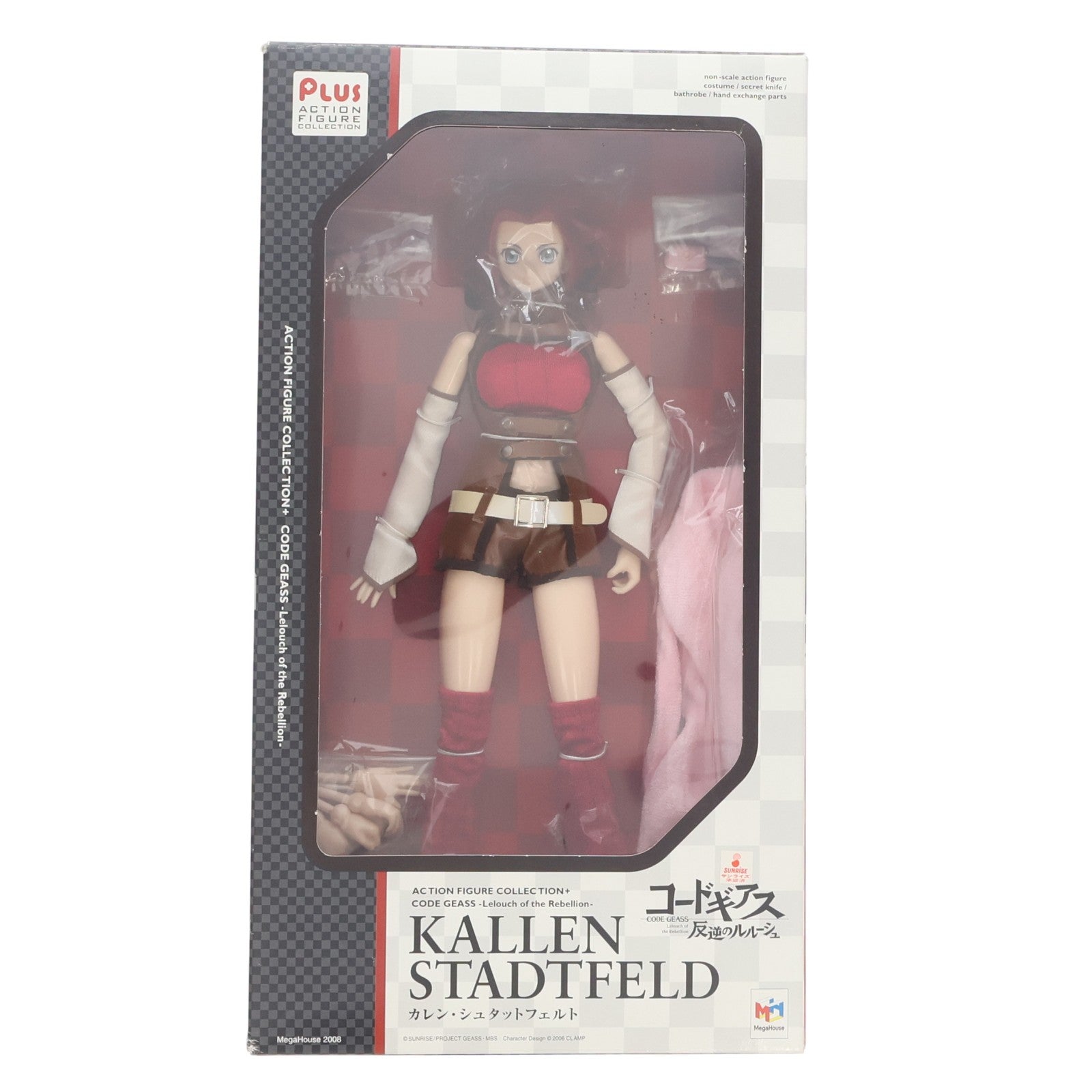 【中古即納】[FIG] アクションフィギュアコレクション+ カレン・シュタットフェルト コードギアス 反逆のルルーシュ 完成品 可動フィギュア メガハウス(20080302)
